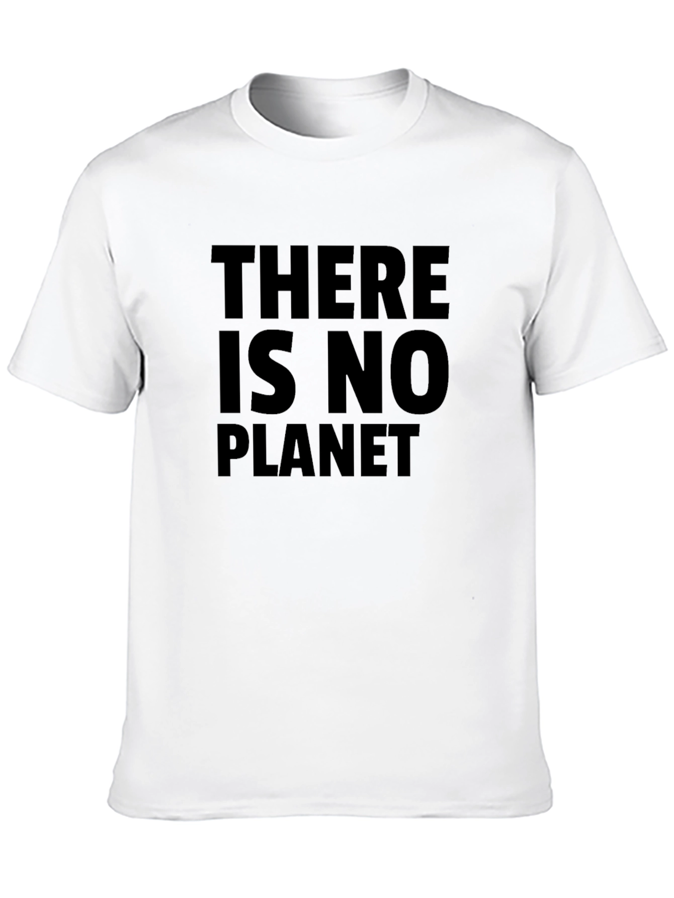Eco-Awareness Black T-Shirt: There is No Planet B