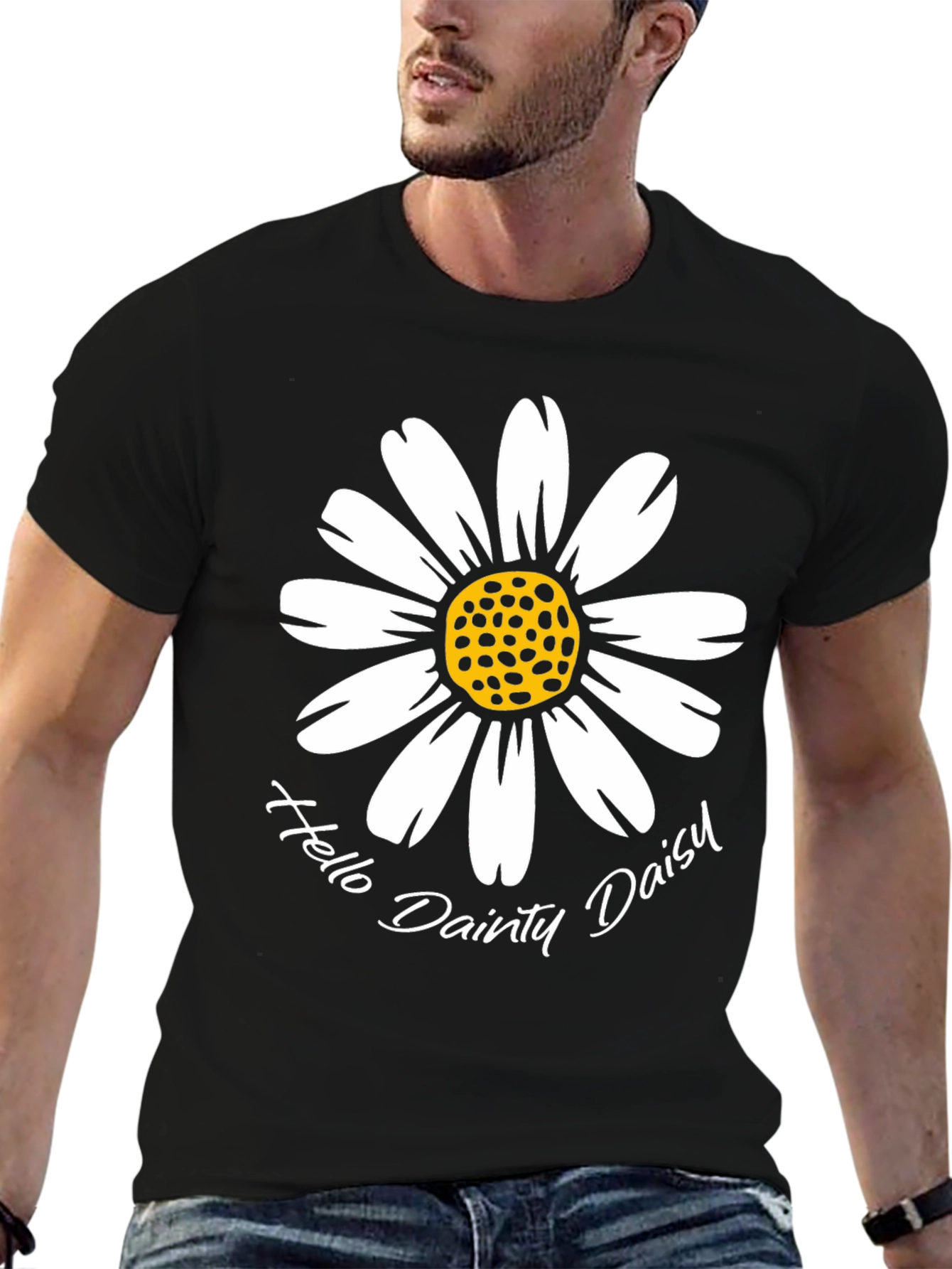 Hello Dainty Daisy Graphic T-Shirt