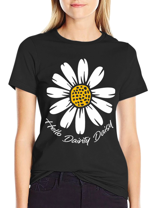Hello Dainty Daisy Graphic T-Shirt