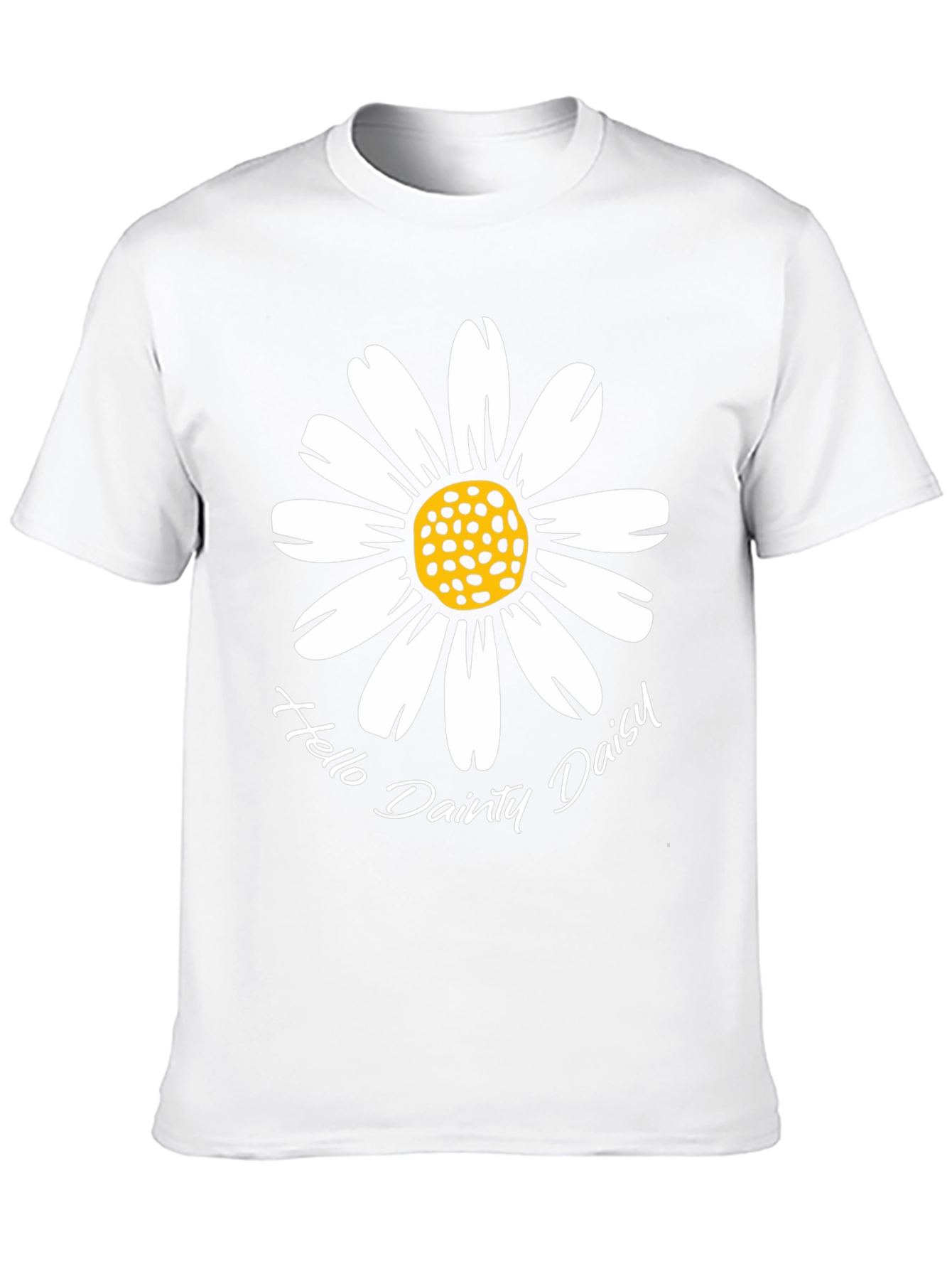 Hello Dainty Daisy Graphic T-Shirt