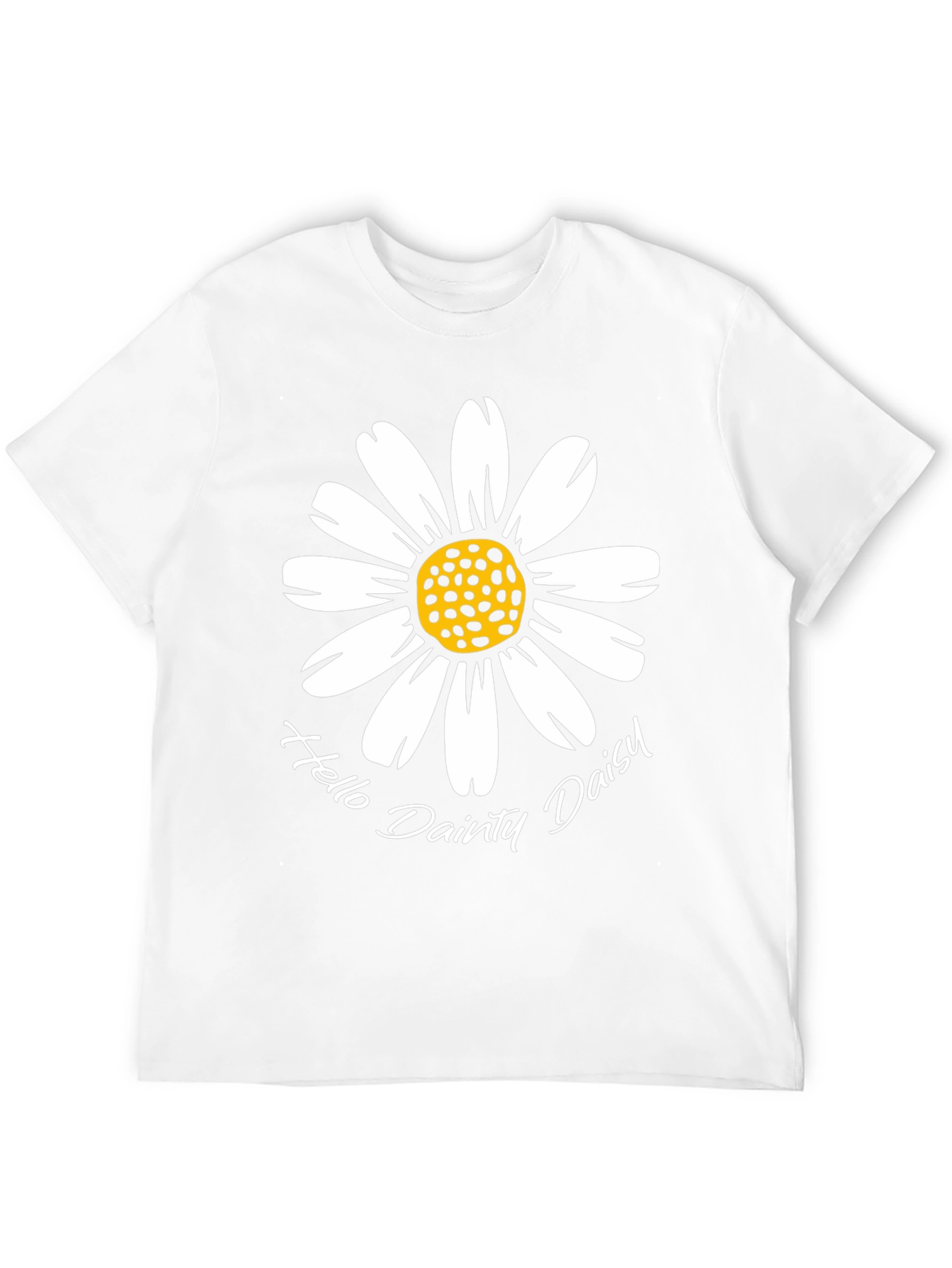 Hello Dainty Daisy Graphic T-Shirt