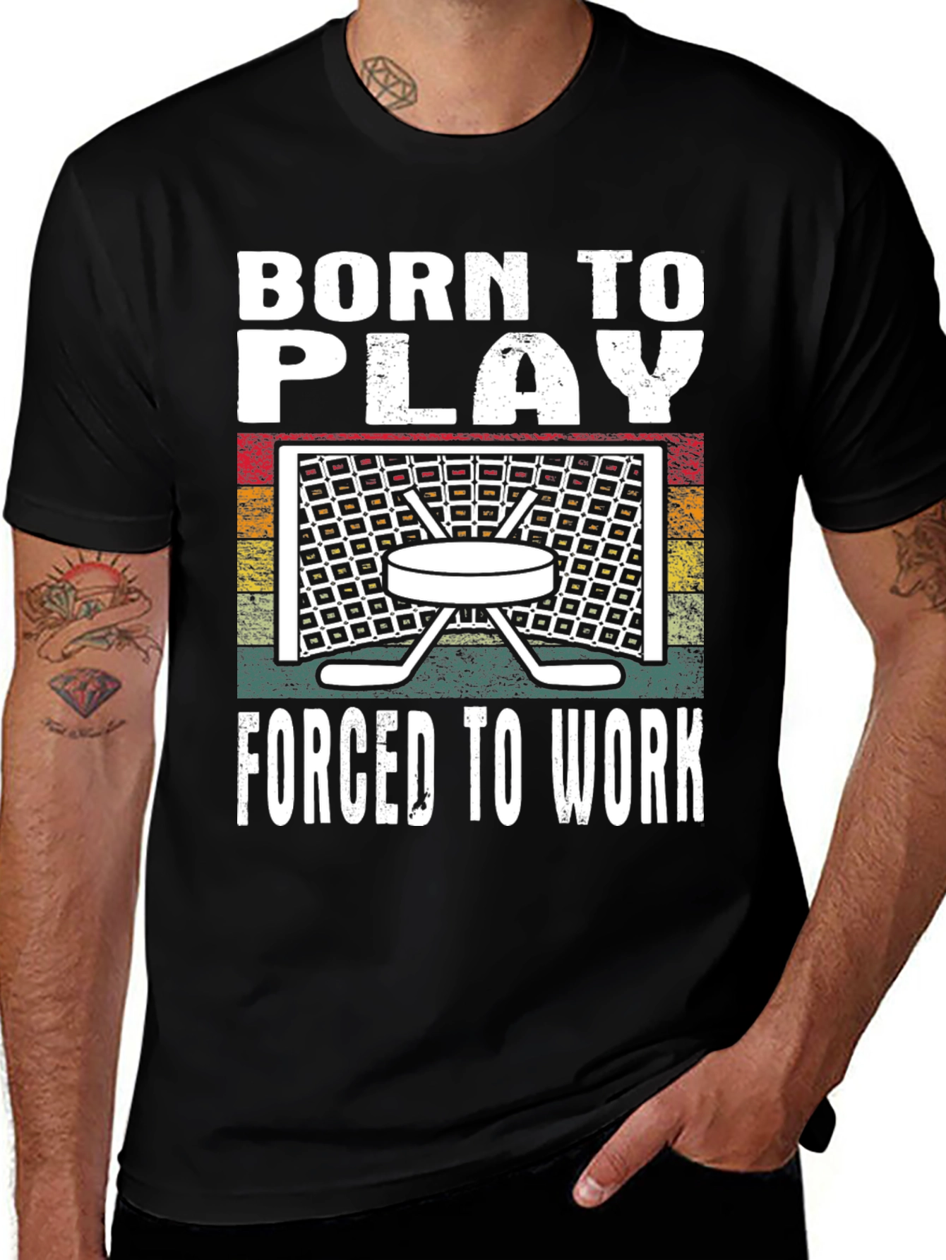 Born to Play Hockey T-Shirt