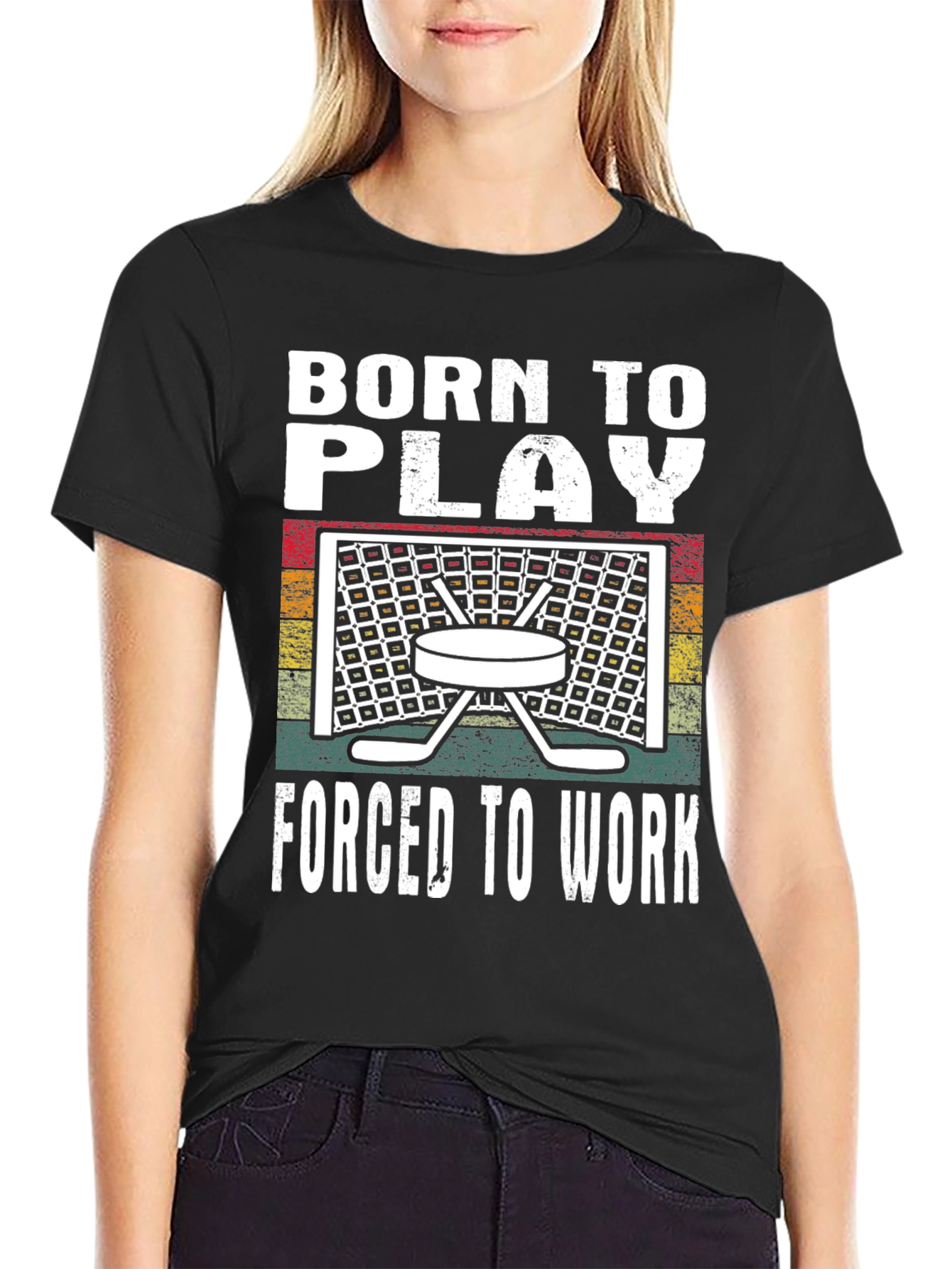 Born to Play Hockey T-Shirt