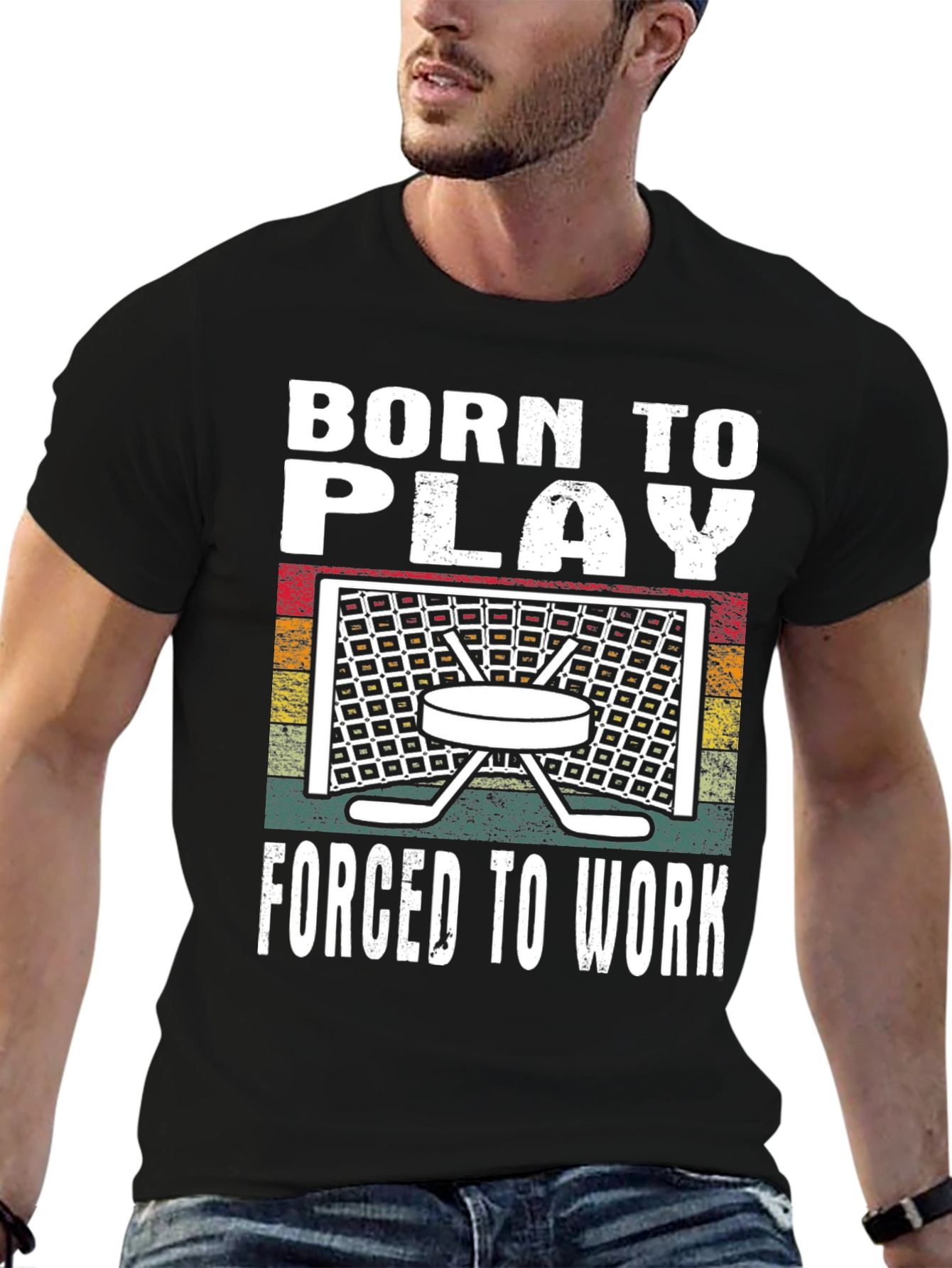 Born to Play Hockey T-Shirt