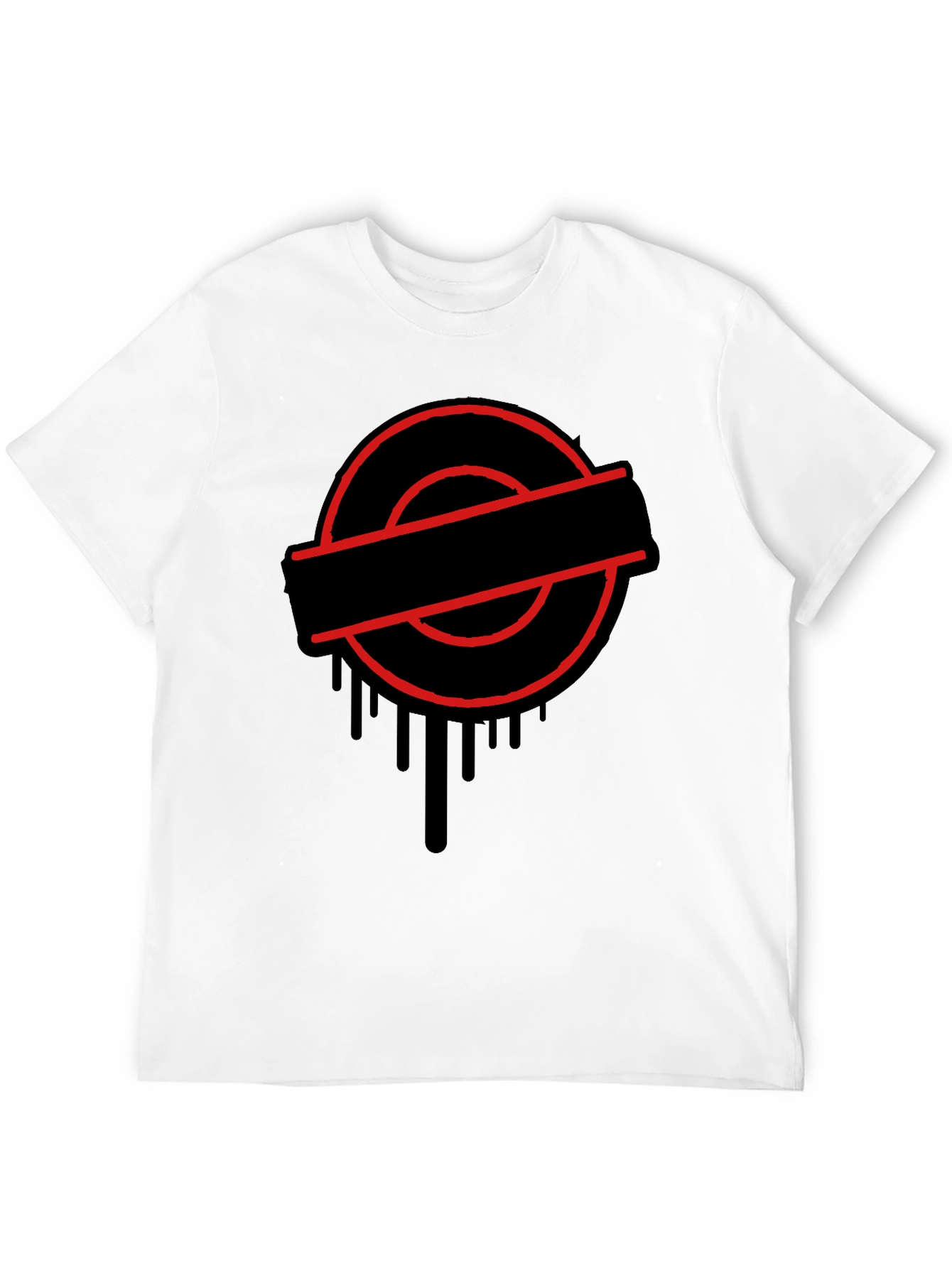 Urban Drip Graphic Tee - Black