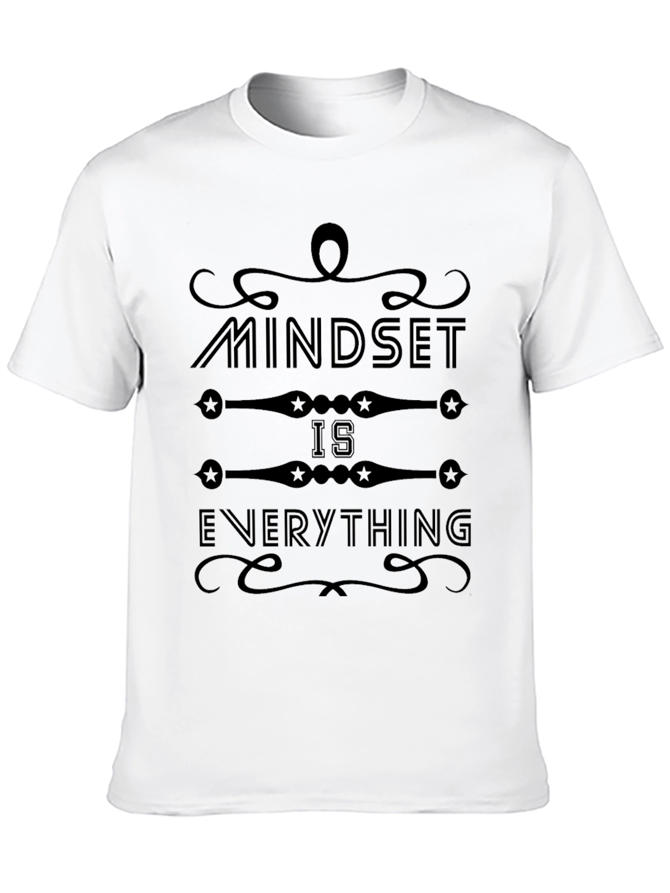 Mindset is Everything Black Graphic Tee
