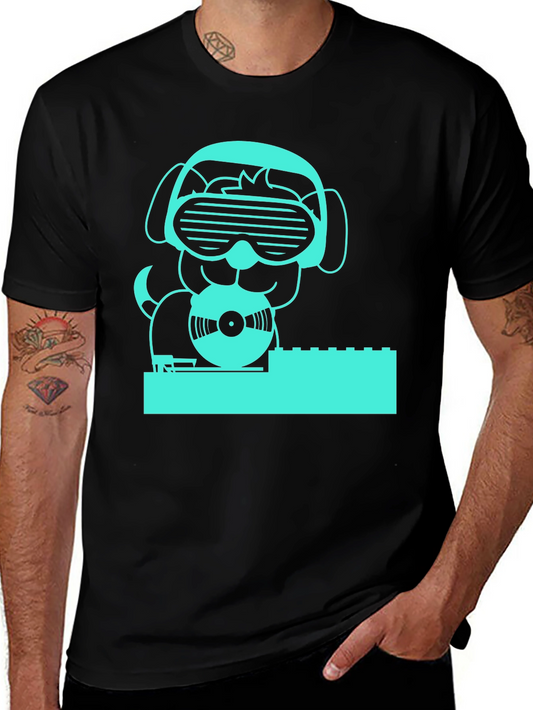DJ Dog T-Shirt - Music Lovers Tee