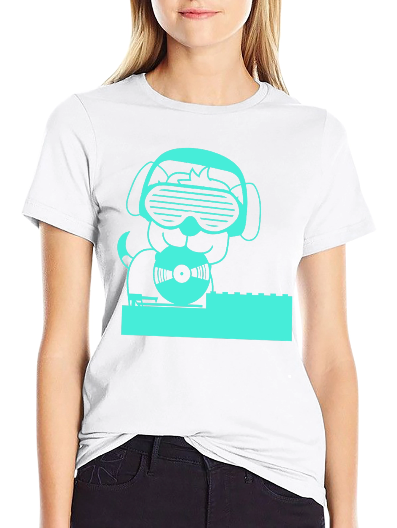 DJ Dog T-Shirt - Music Lovers Tee
