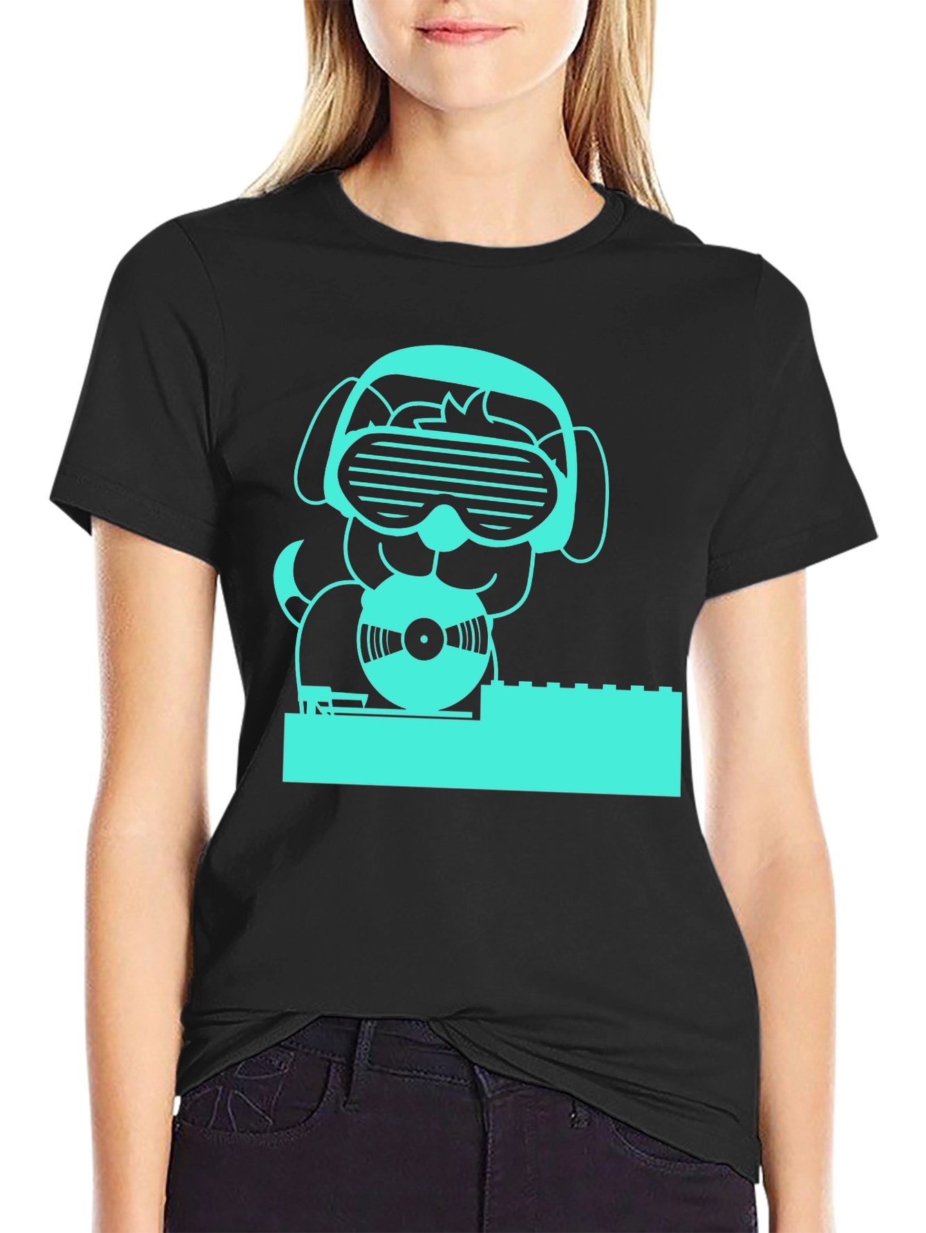 DJ Dog T-Shirt - Music Lovers Tee