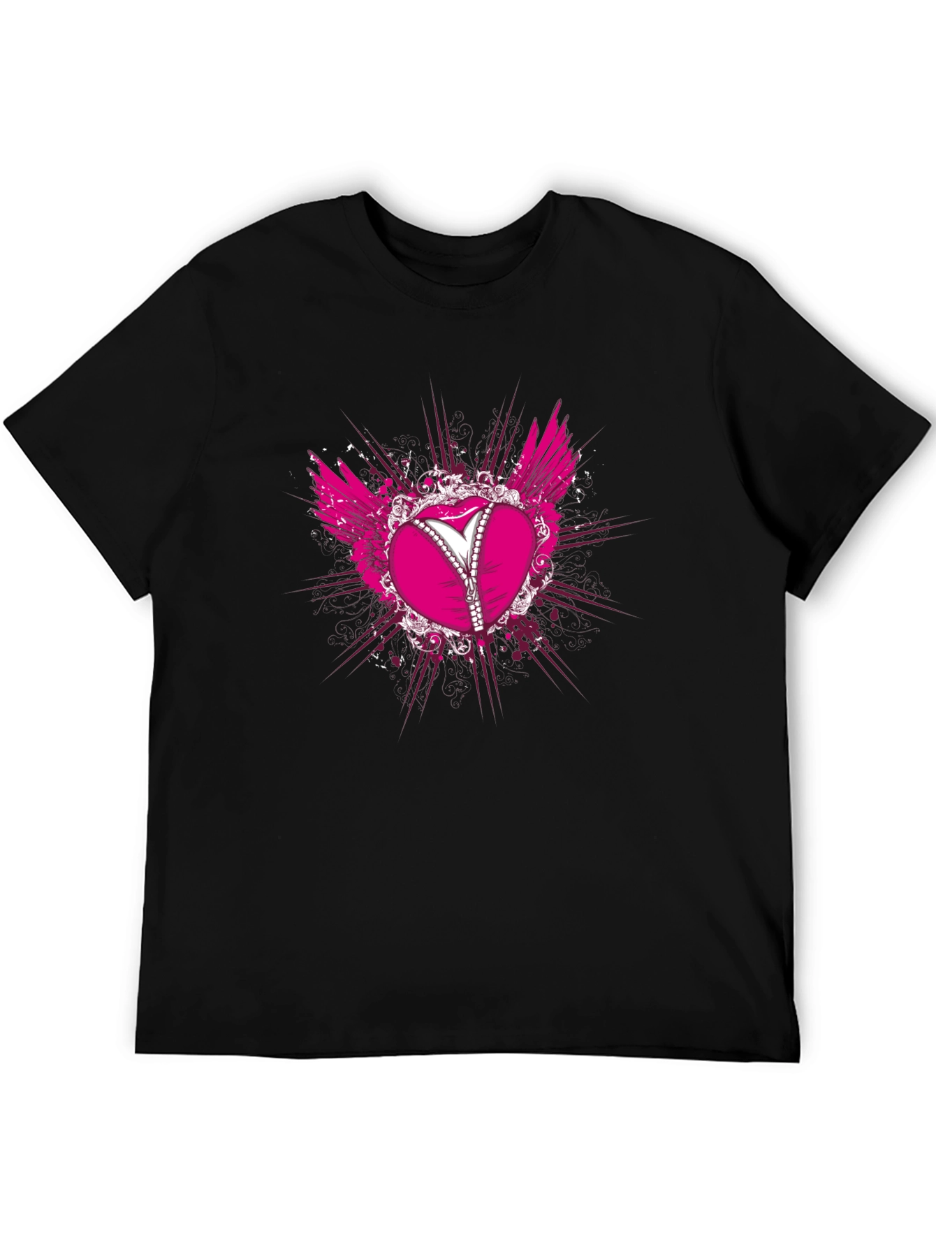 Heart Corset T-Shirt - Black
