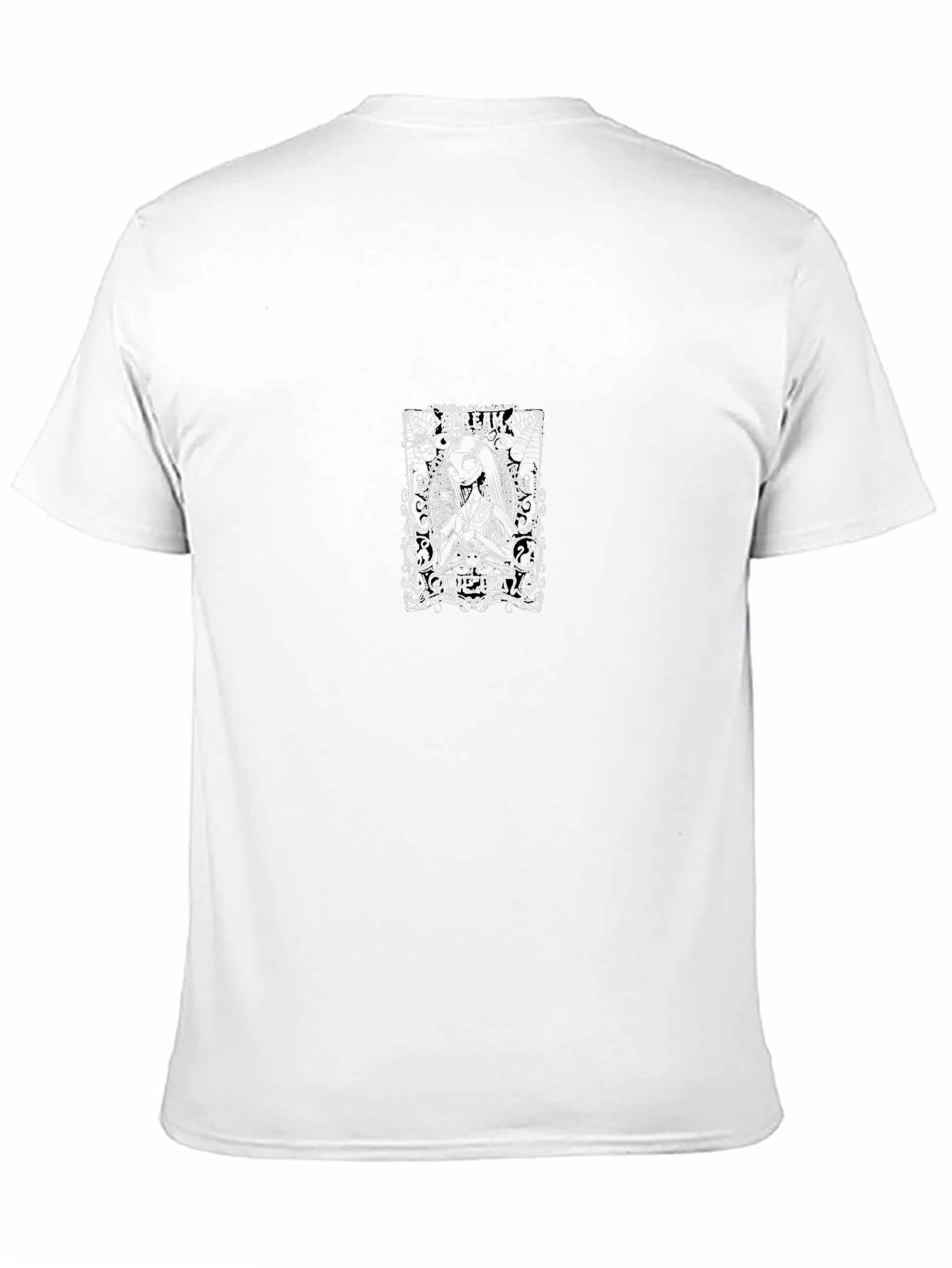 Black Graphic T-Shirt with Unique Design