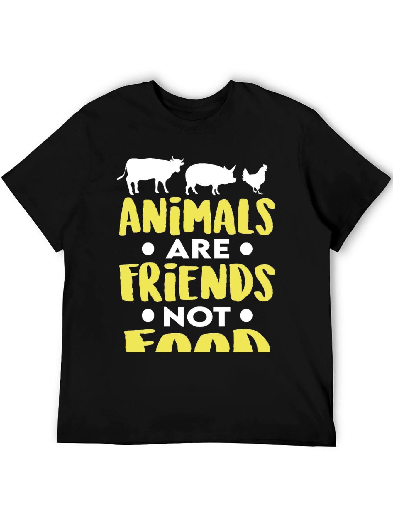 Animals Are Friends T-Shirt - Vegan Lifestyle Tee