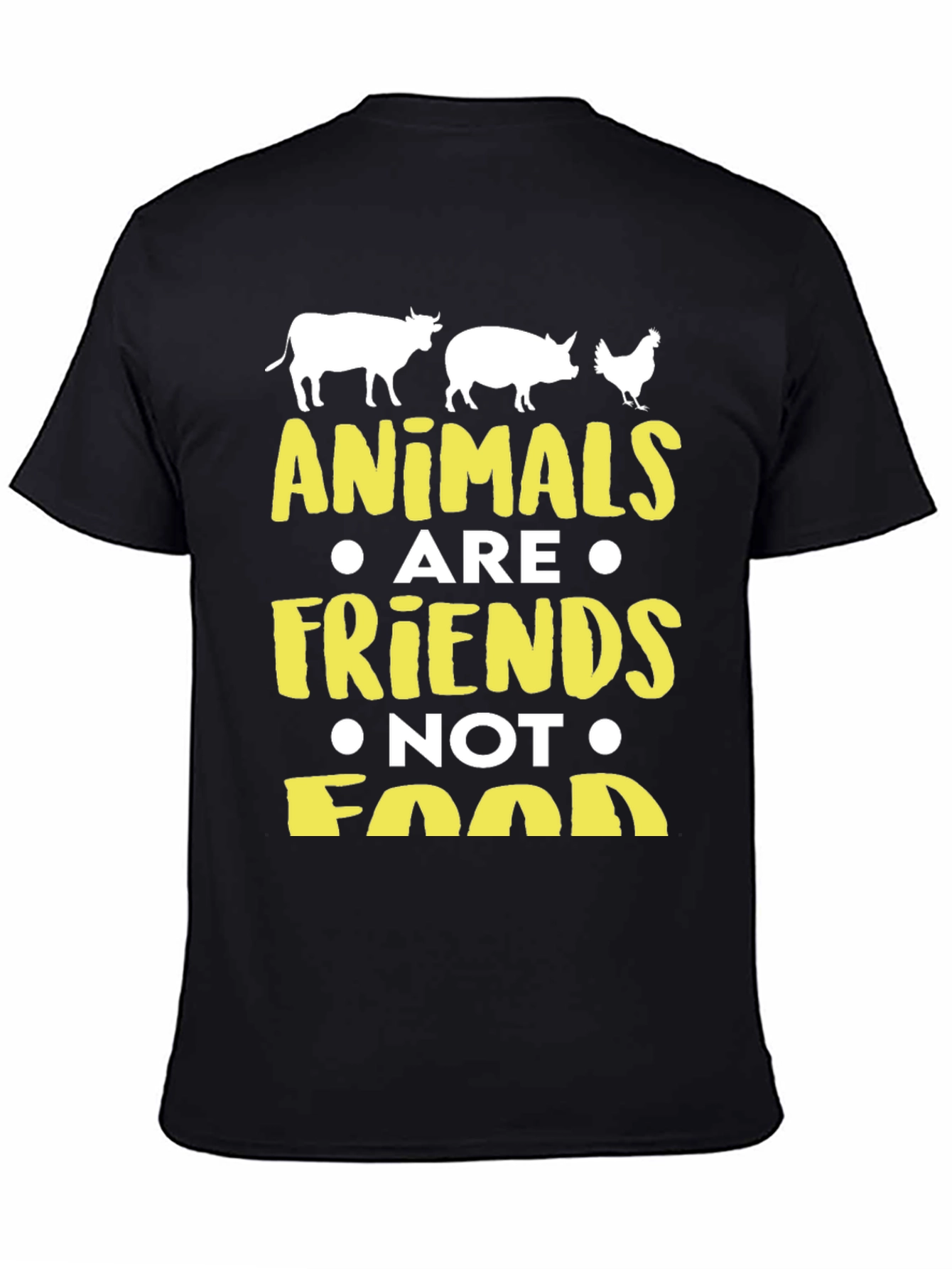 Animals Are Friends T-Shirt - Vegan Lifestyle Tee