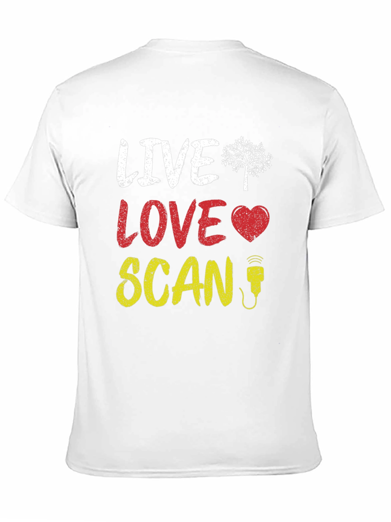 Live Love Scan T-Shirt - Ultrasound Sonographer Gift
