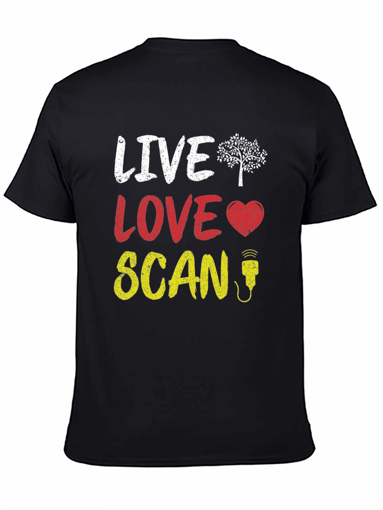Live Love Scan T-Shirt - Ultrasound Sonographer Gift