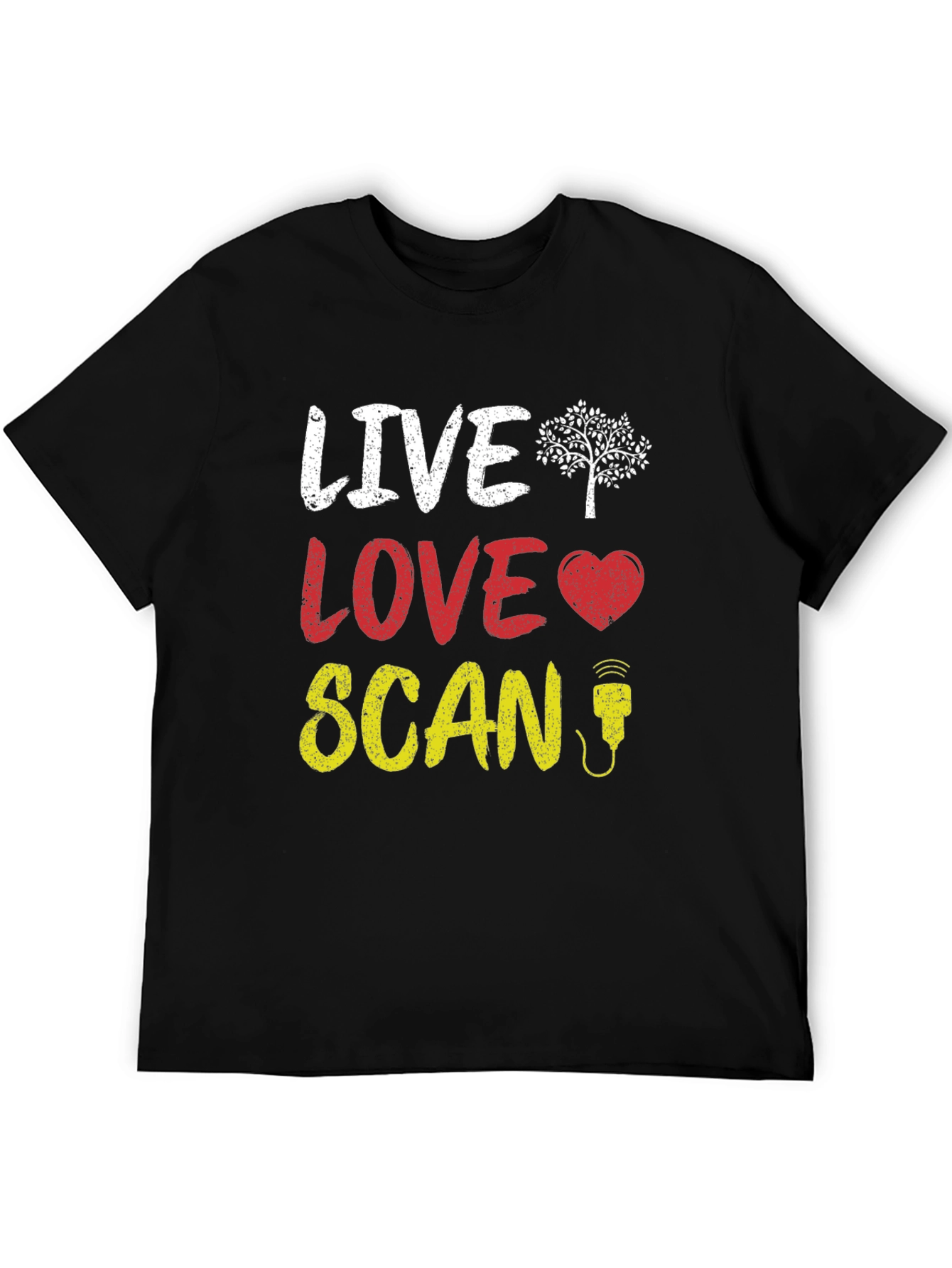 Live Love Scan T-Shirt - Ultrasound Sonographer Gift