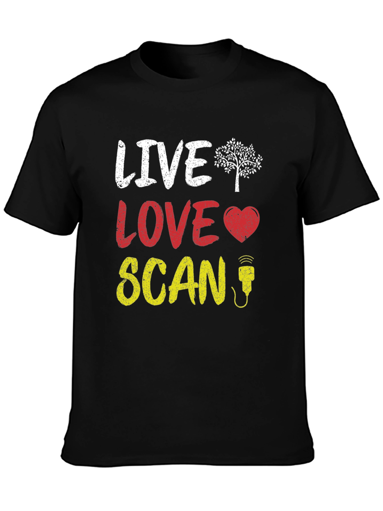 Live Love Scan T-Shirt - Ultrasound Sonographer Gift