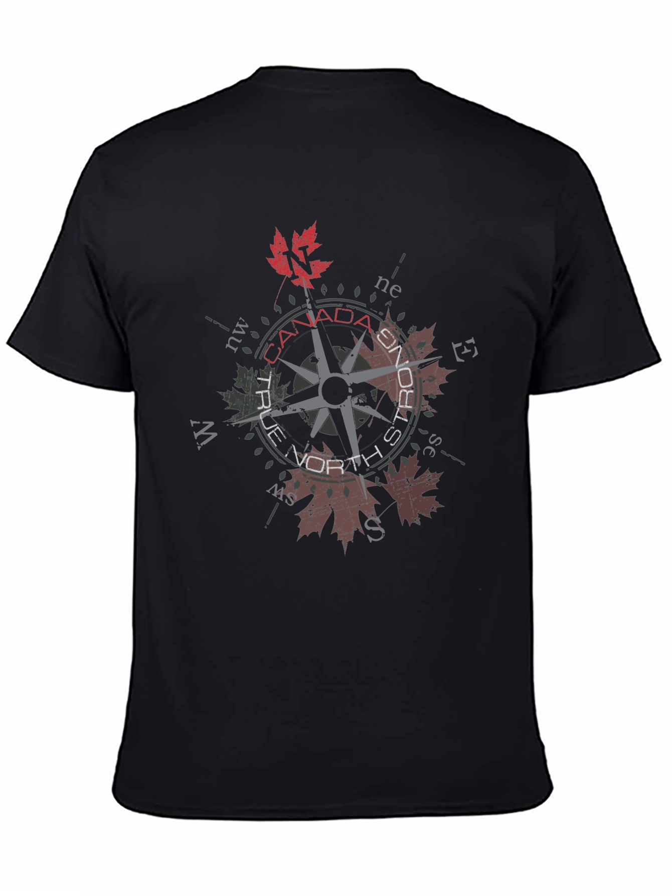 Canada True North Strong Compass Graphic T-Shirt