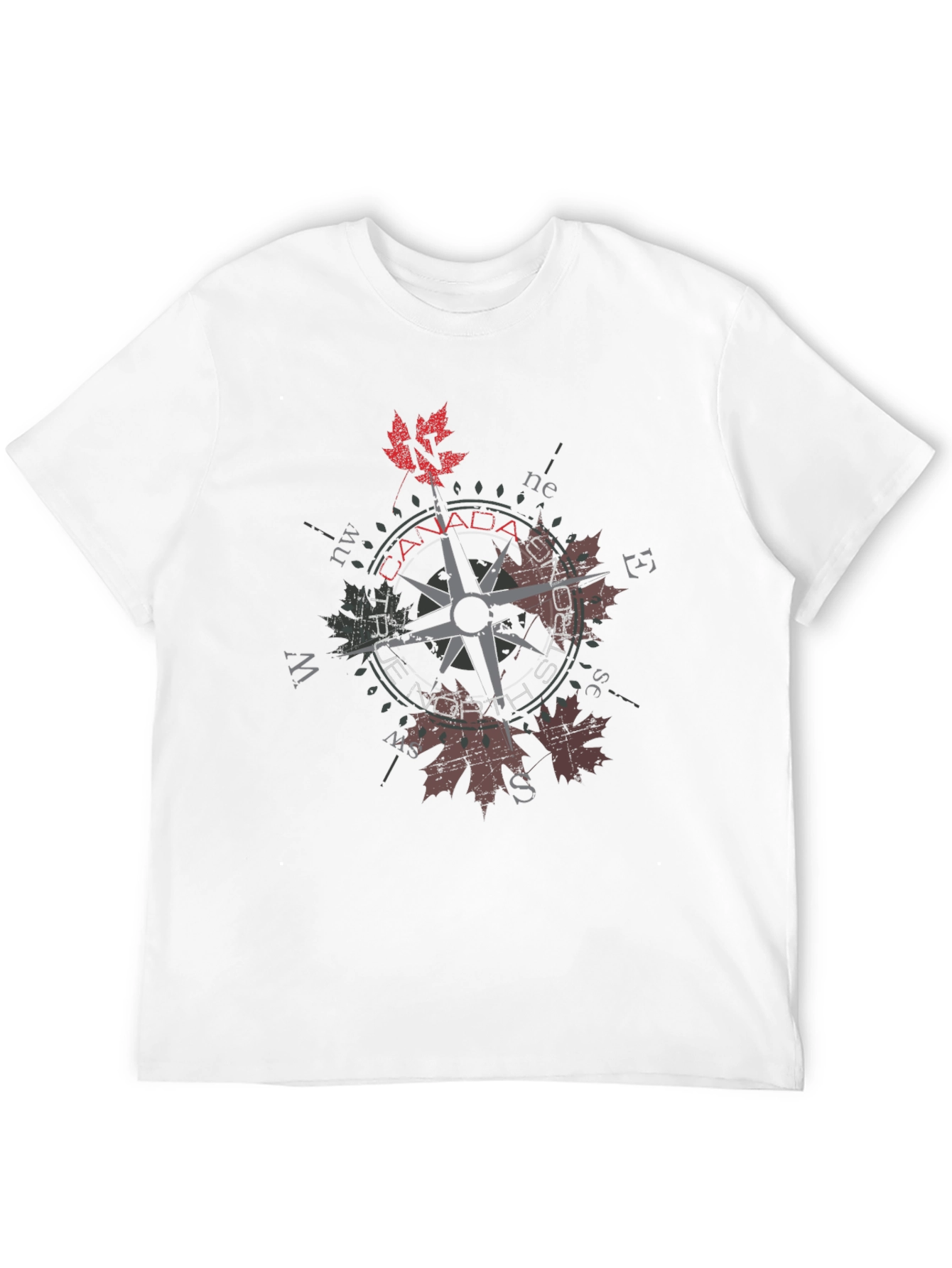 Canada True North Strong Compass Graphic T-Shirt