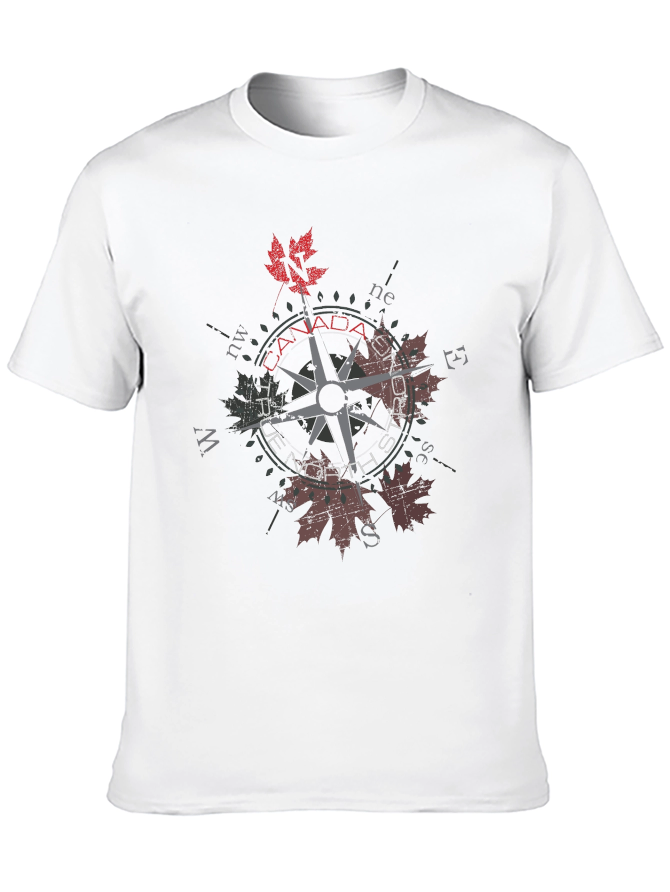 Canada True North Strong Compass Graphic T-Shirt