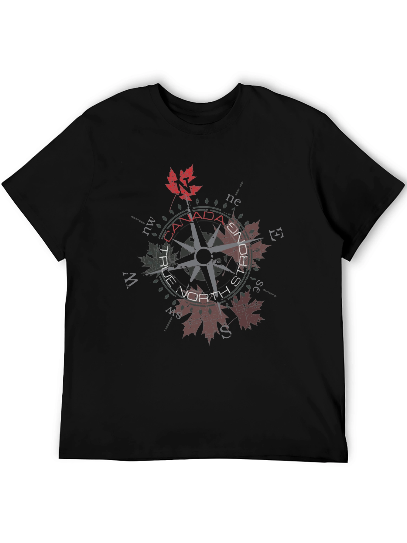 Canada True North Strong Compass Graphic T-Shirt