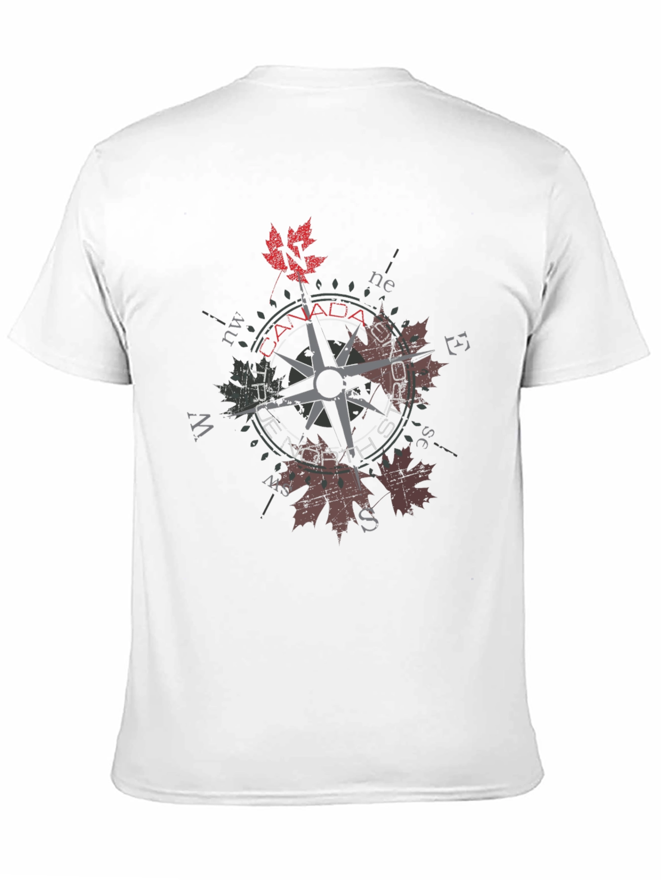 Canada True North Strong Compass Graphic T-Shirt