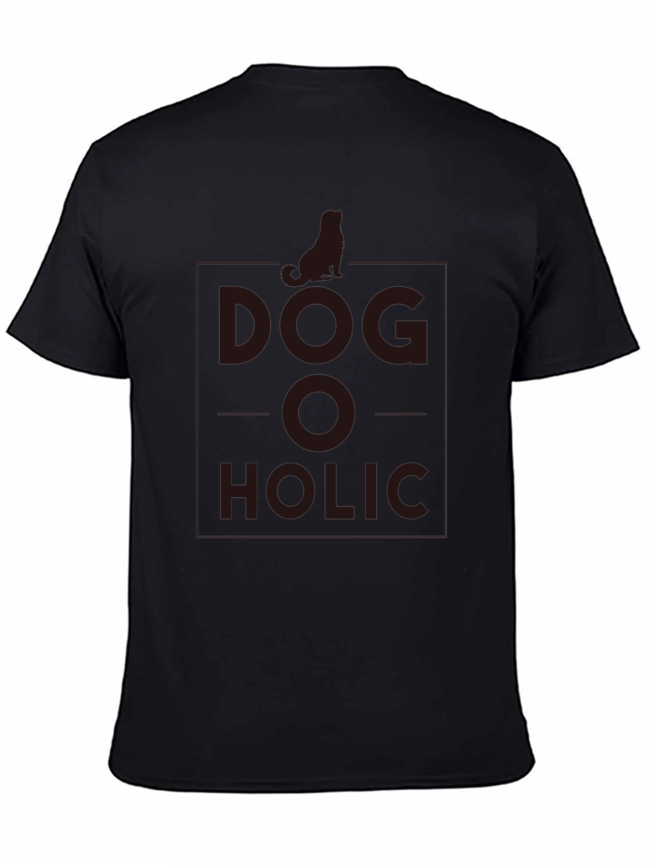 Dog-o-holic Graphic Tee - Black T-Shirt