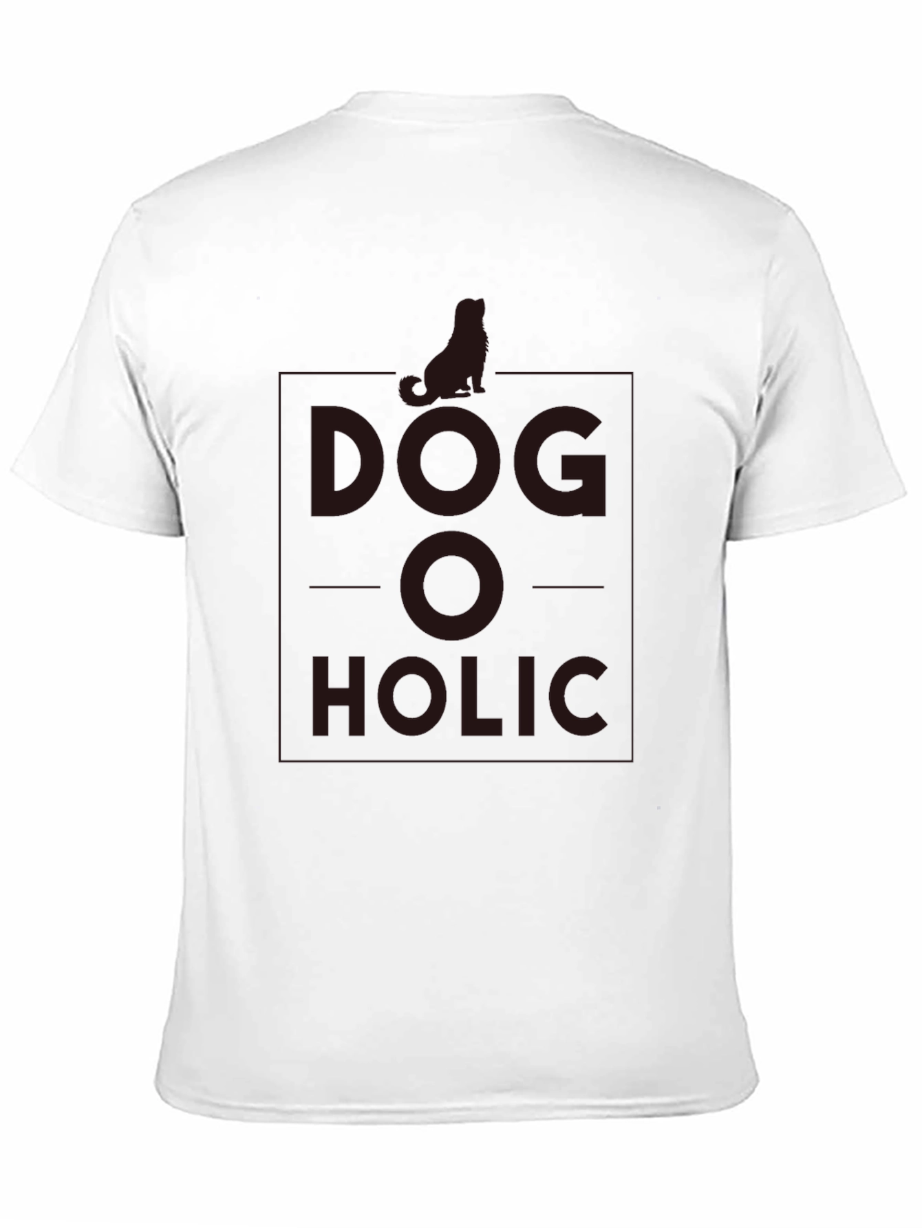 Dog-o-holic Graphic Tee - Black T-Shirt