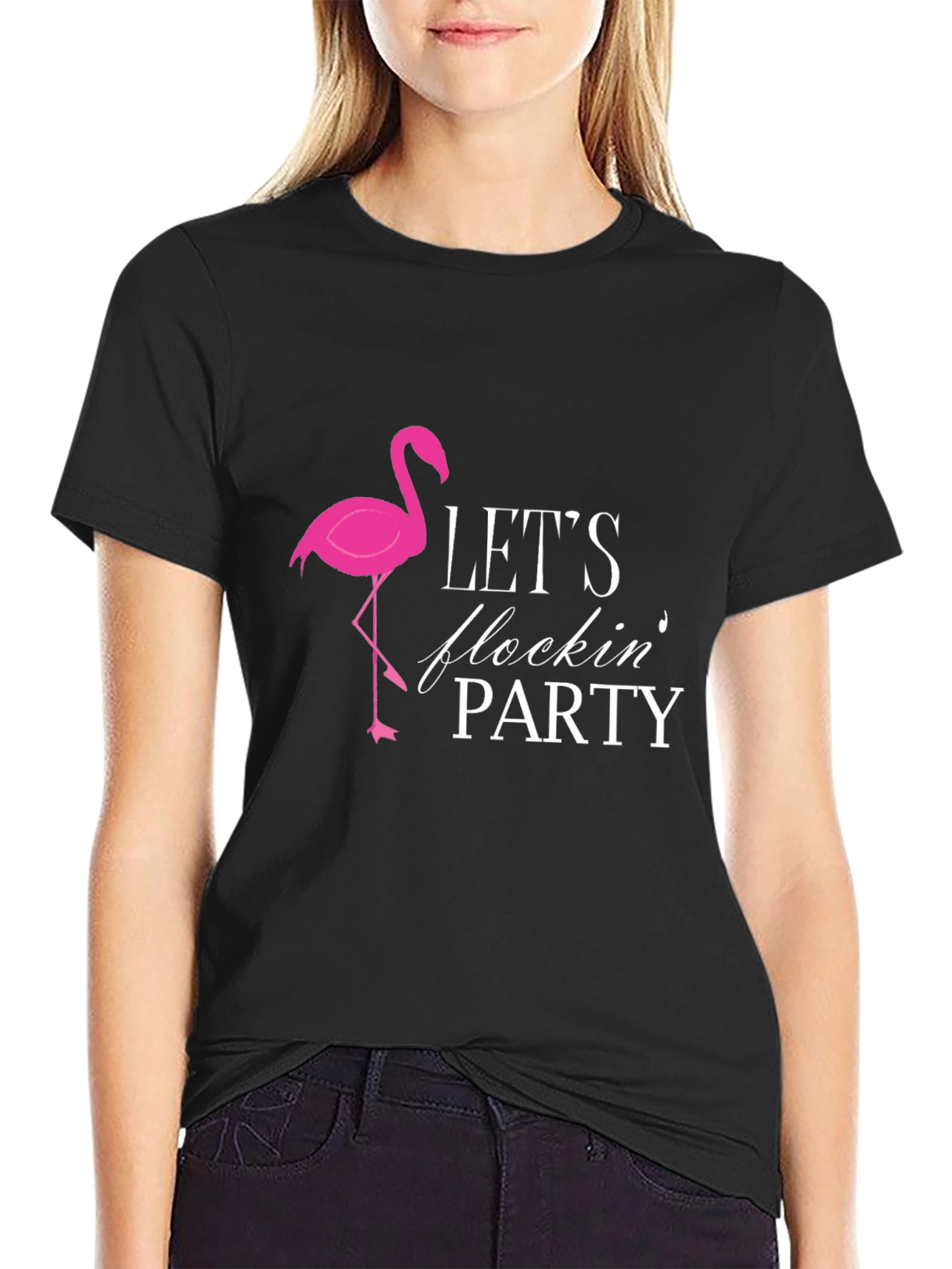 Lets Flocking Party Graphic Tee