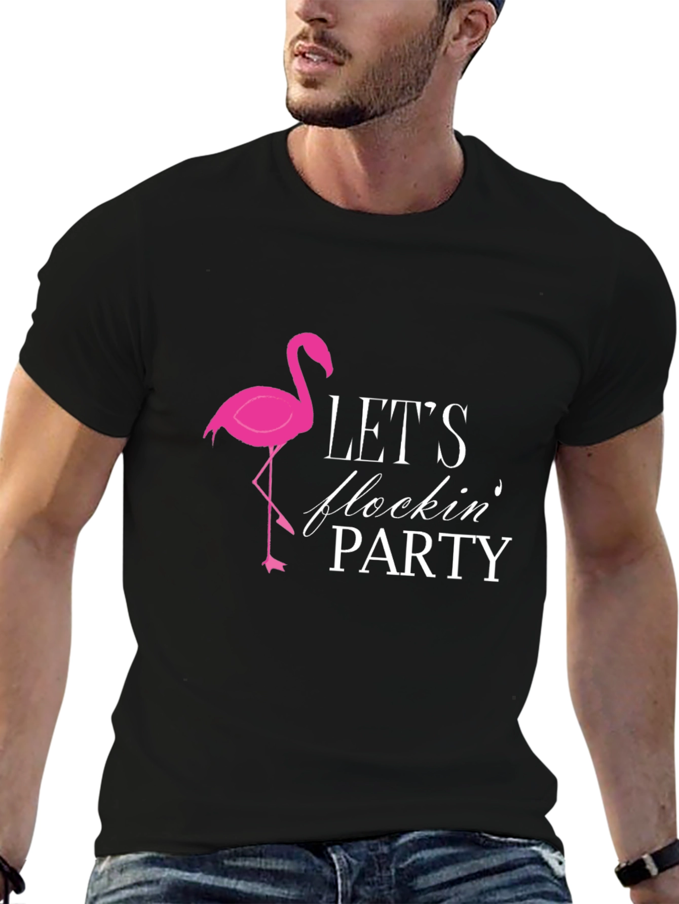 Lets Flocking Party Graphic Tee