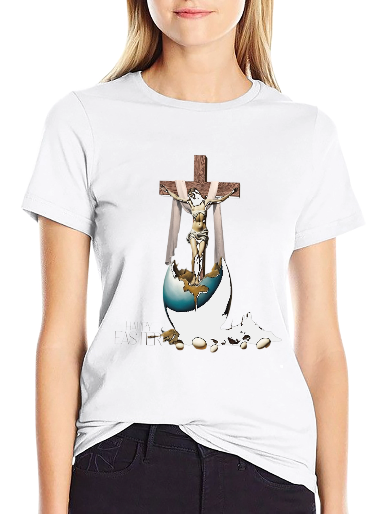Jesus on the Cross Graphic T-Shirt