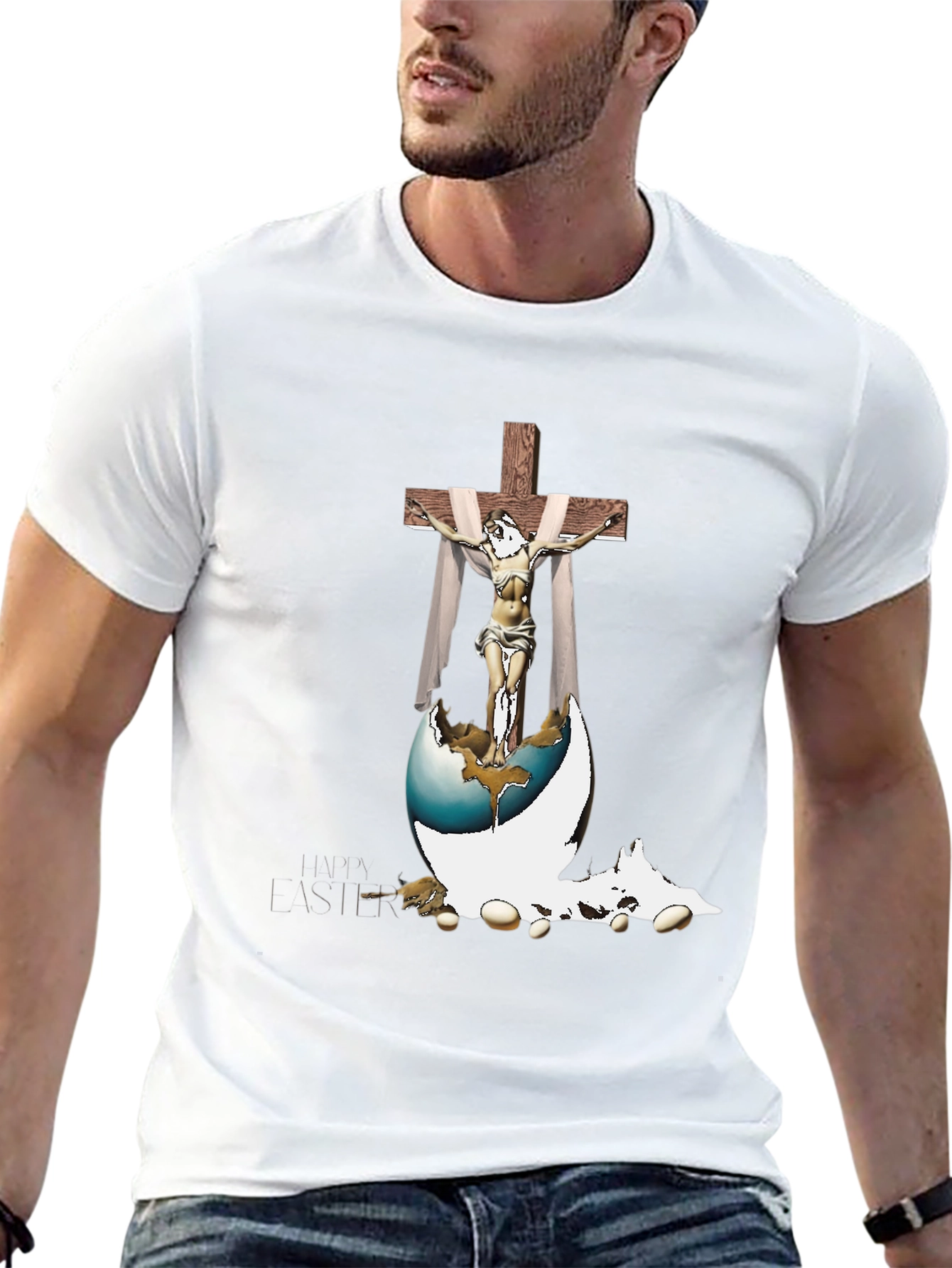 Jesus on the Cross Graphic T-Shirt