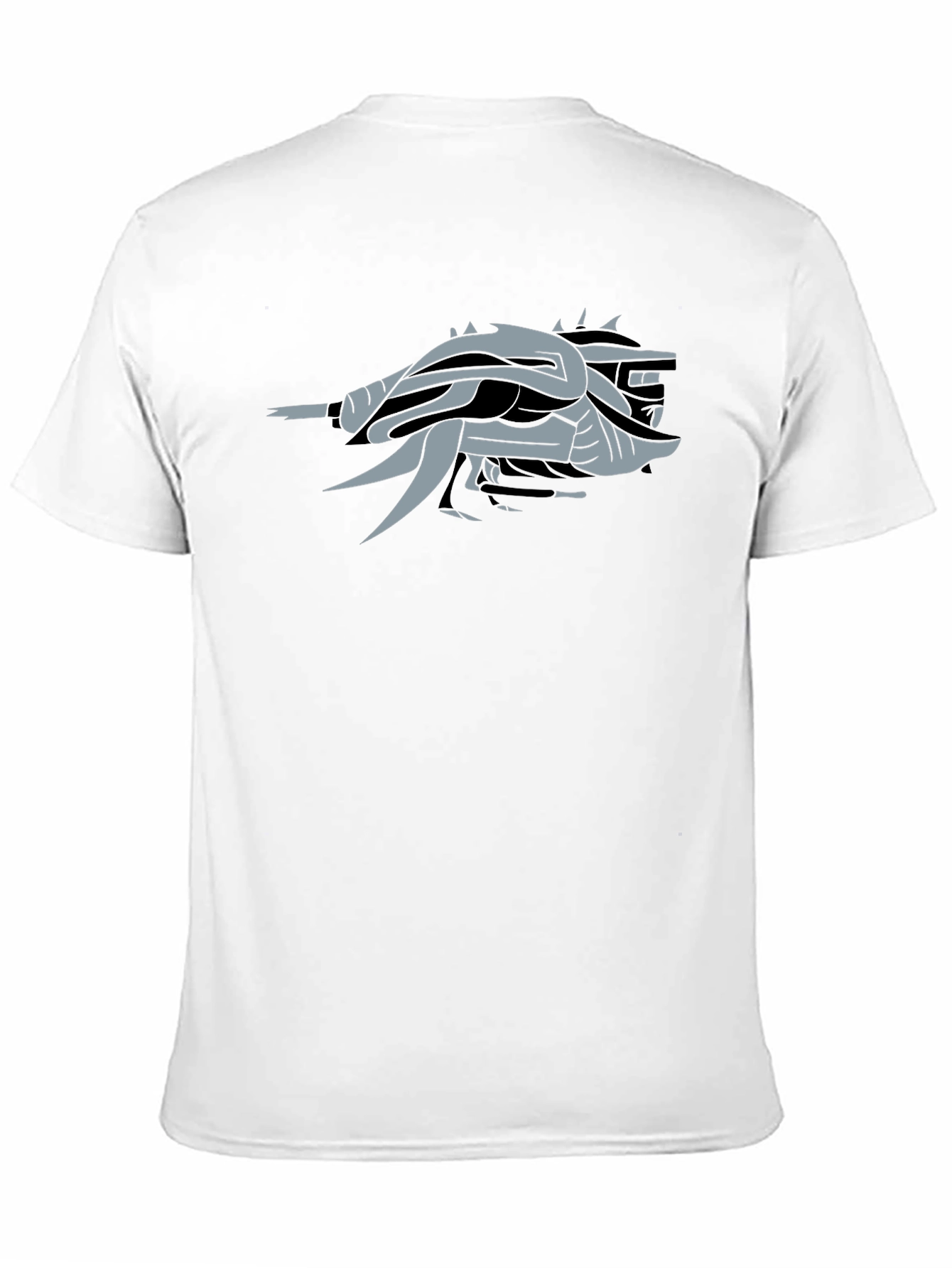 Abstract Dragon Black T-Shirt