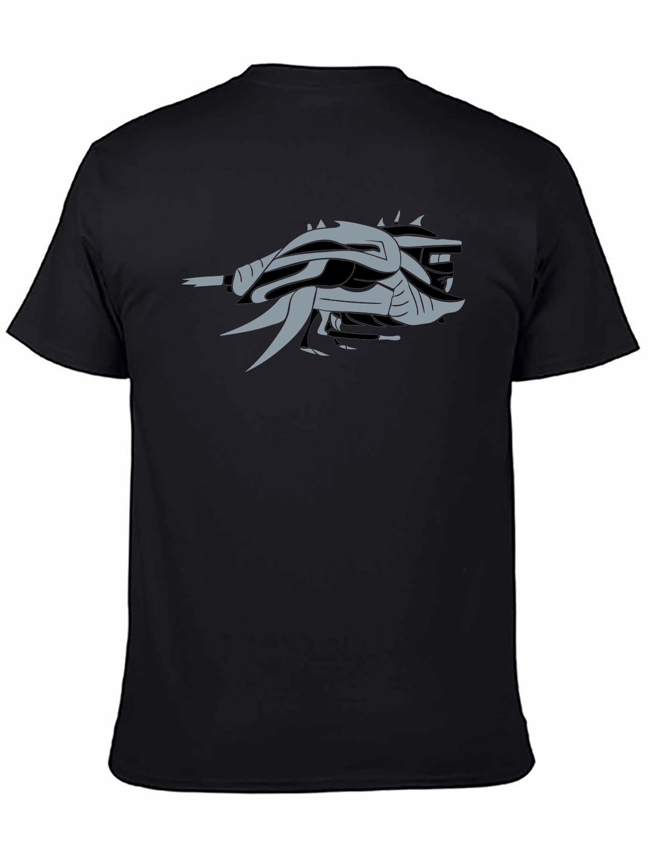 Abstract Dragon Black T-Shirt