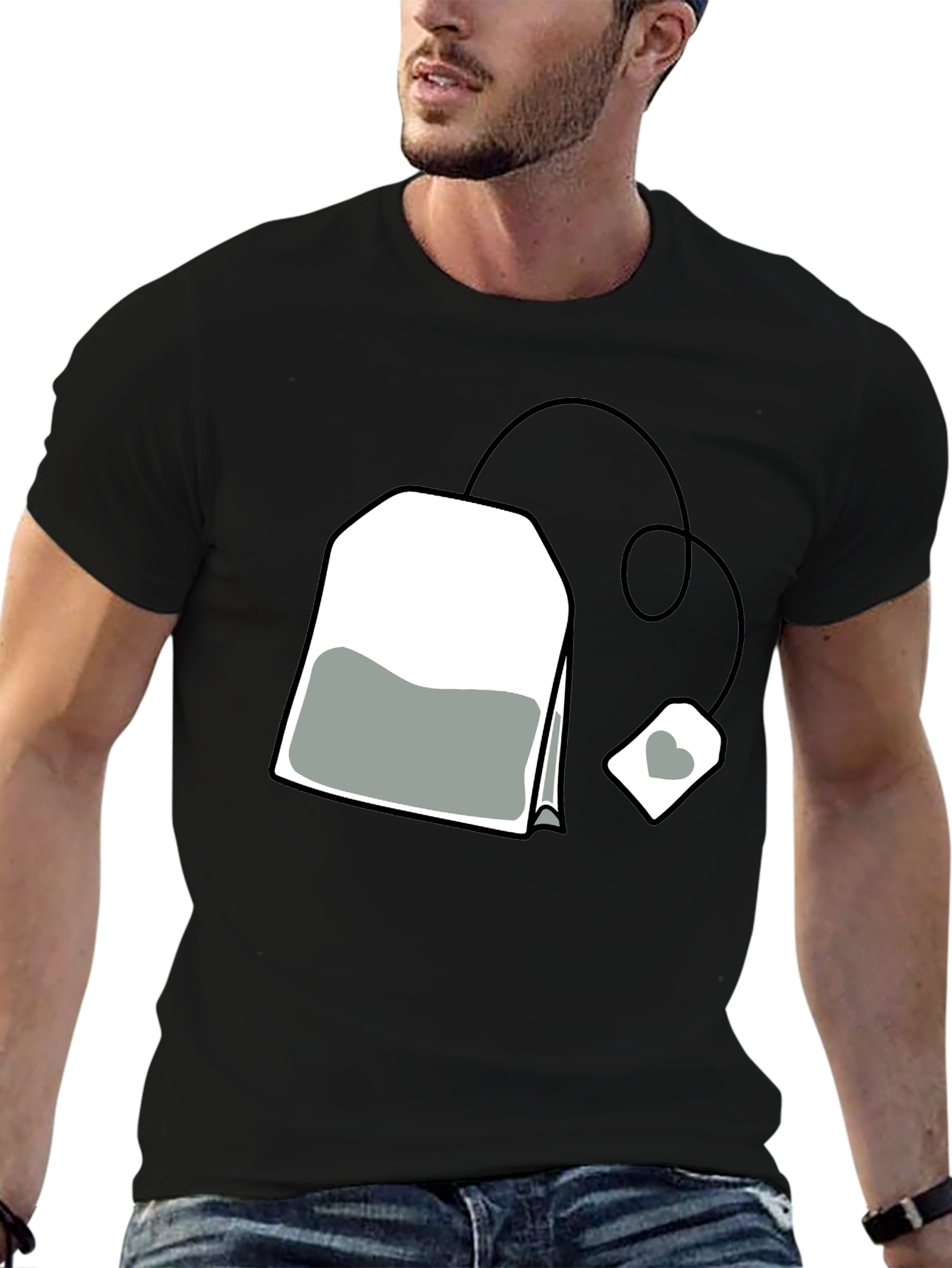 Tea Bag Graphic Tee - Casual Comfort