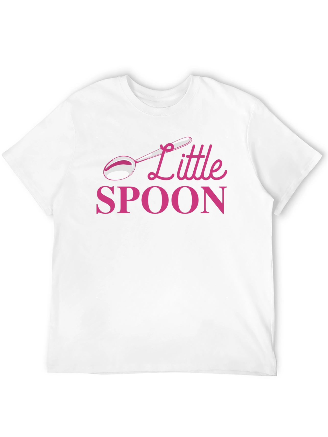 Little Spoon Black T-Shirt - Fun Couple Apparel