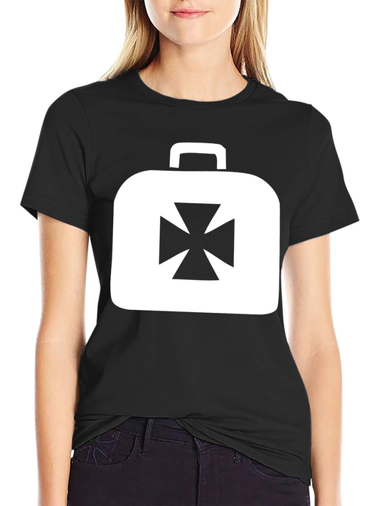 Iron Cross Briefcase Graphic Tee - Black