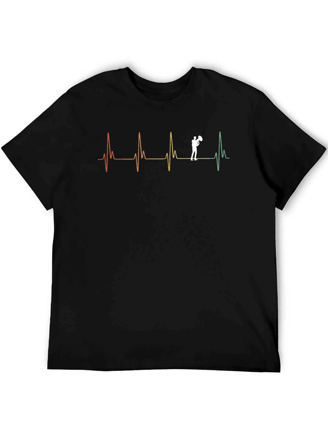 Tuba Heartbeat T-Shirt - Musician Tee