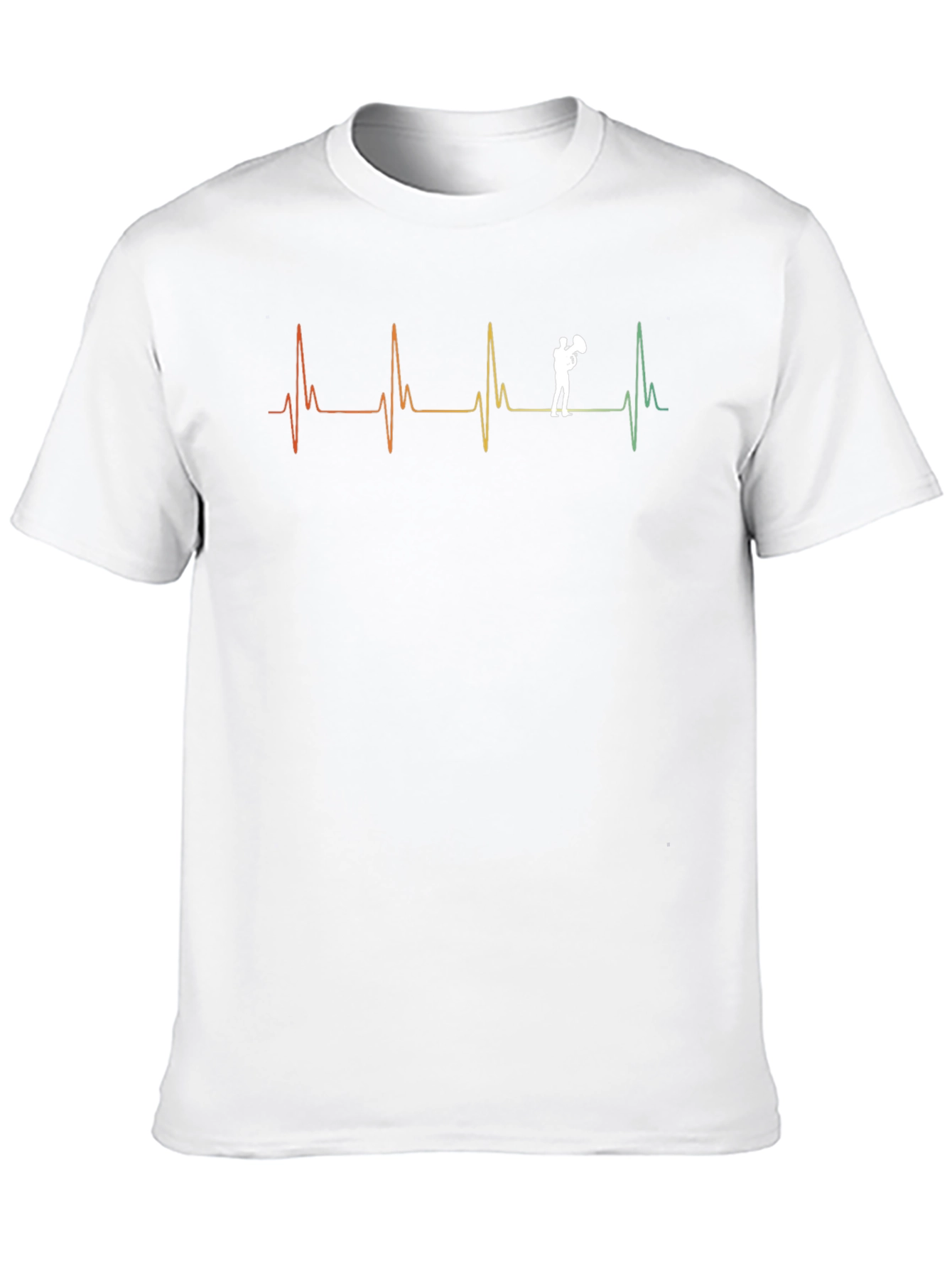 Tuba Heartbeat T-Shirt - Musician Tee