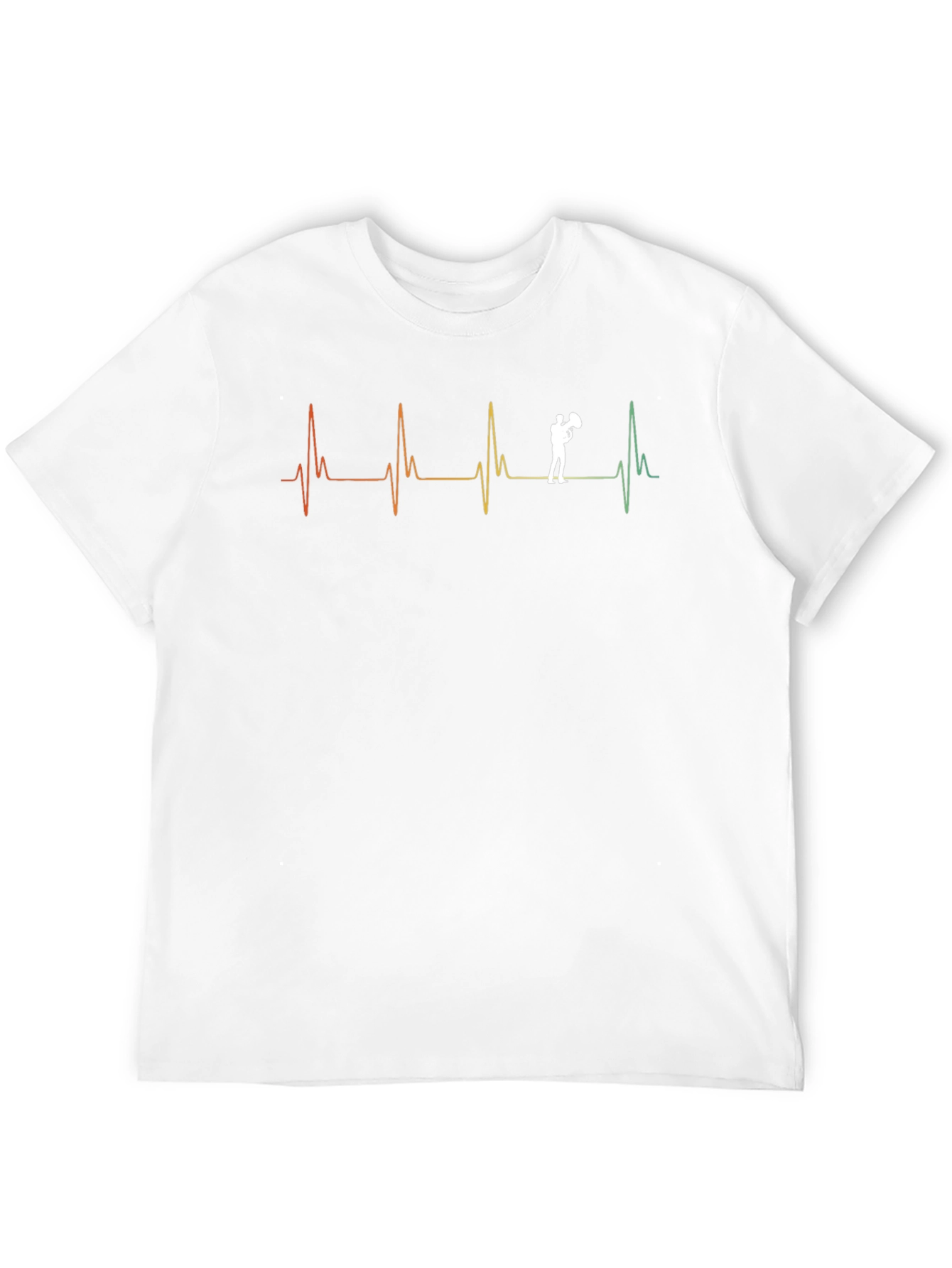 Tuba Heartbeat T-Shirt - Musician Tee