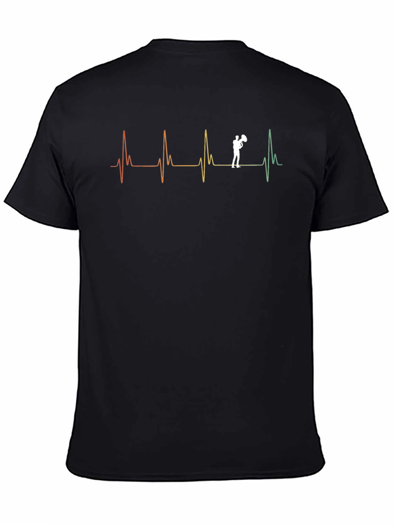 Tuba Heartbeat T-Shirt - Musician Tee