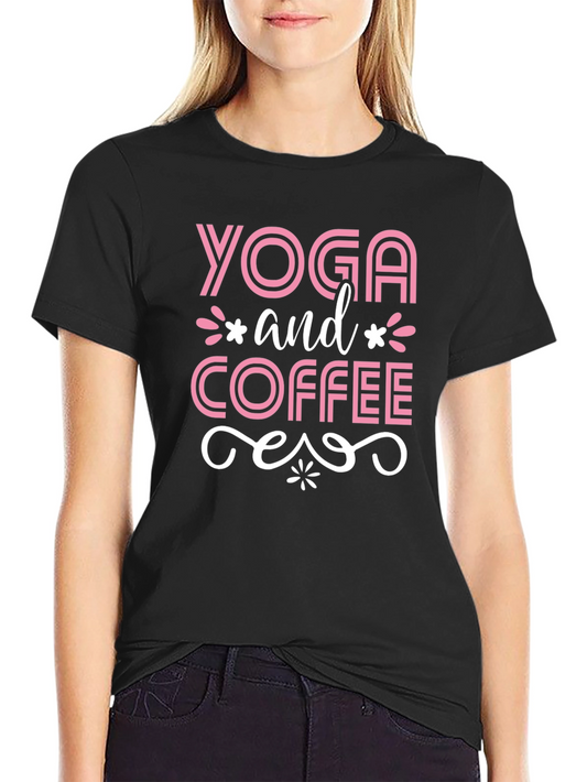 Yoga and Coffee Graphic Tee