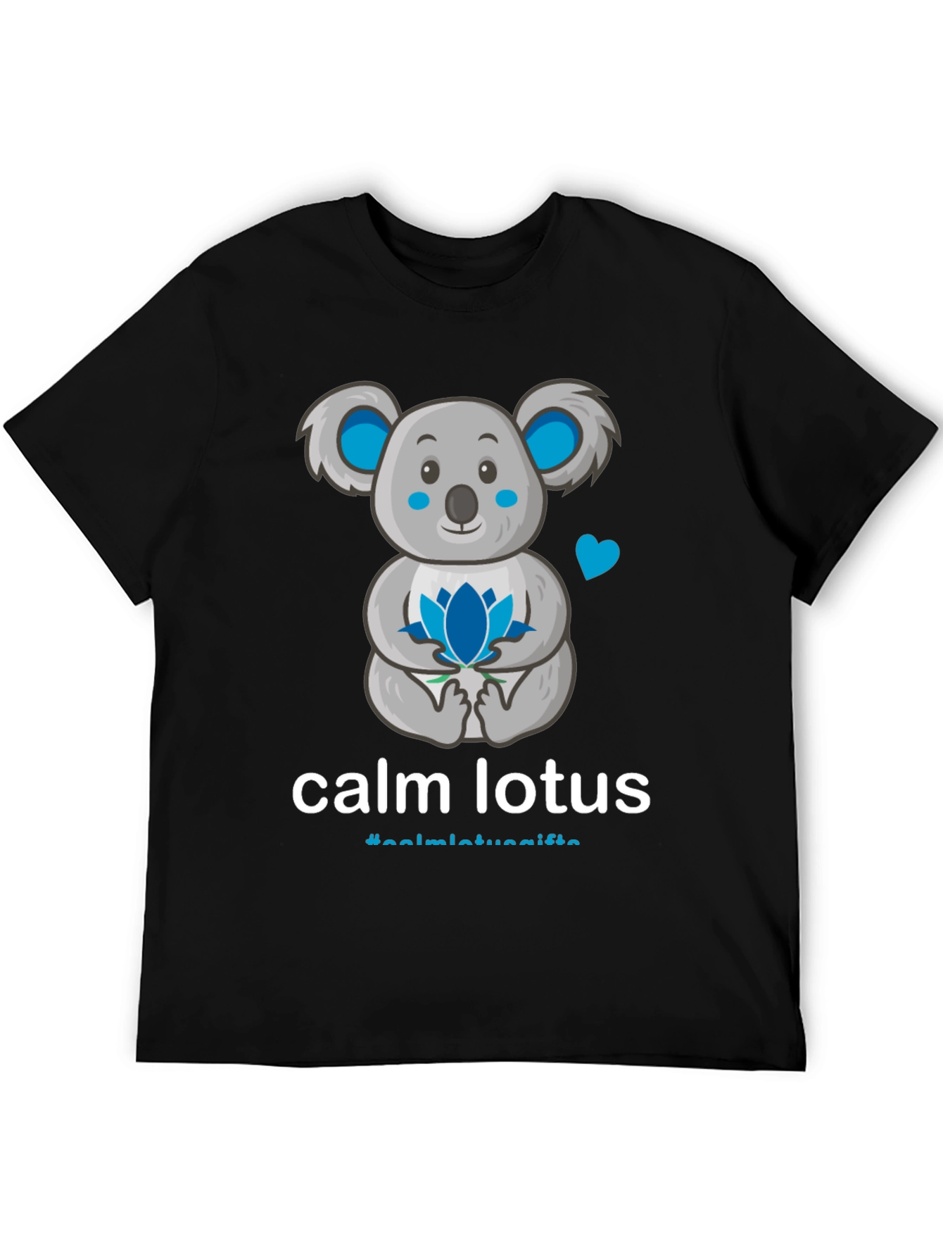 Calm Lotus Koala Graphic T-Shirt