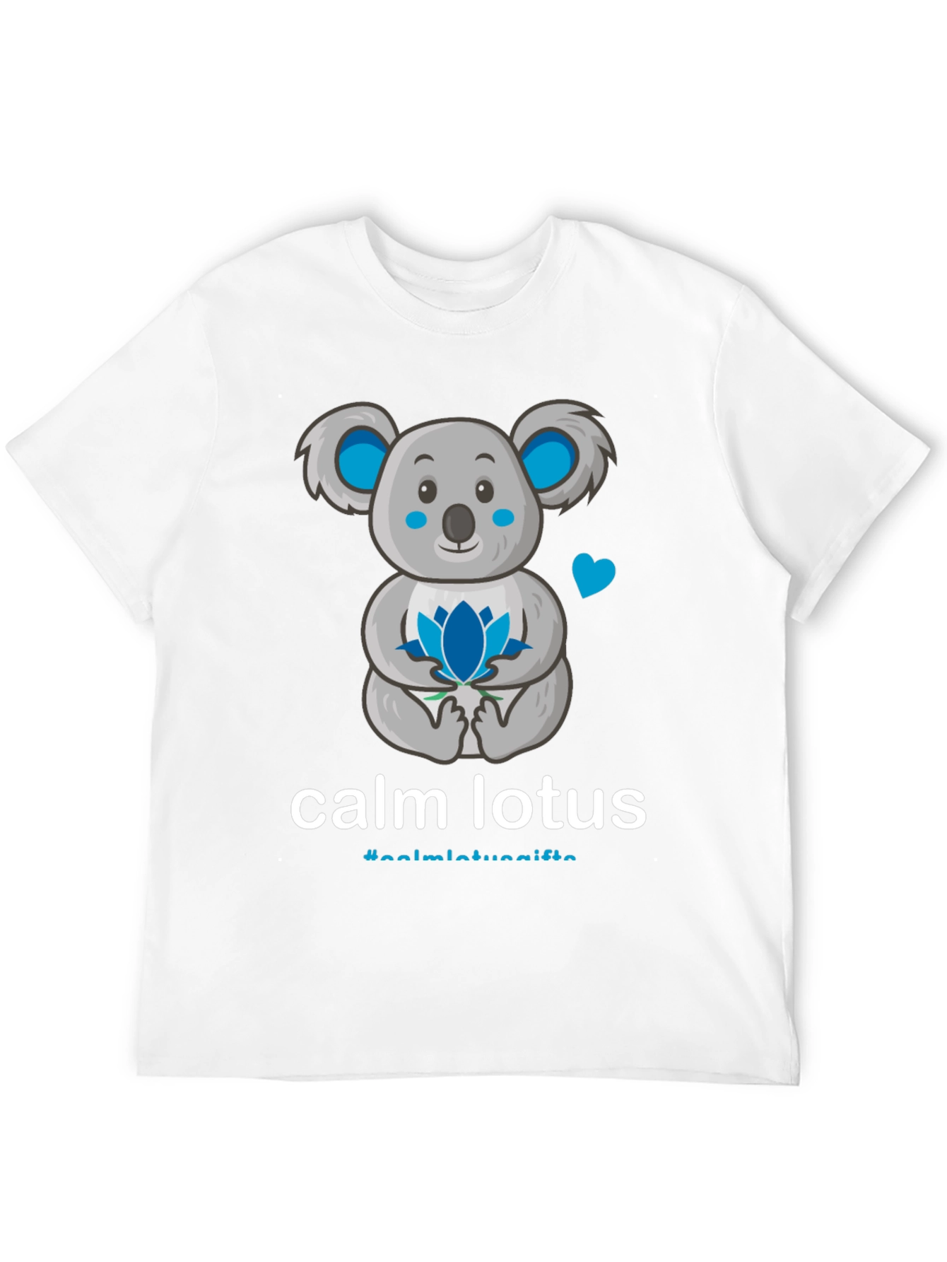 Calm Lotus Koala Graphic T-Shirt