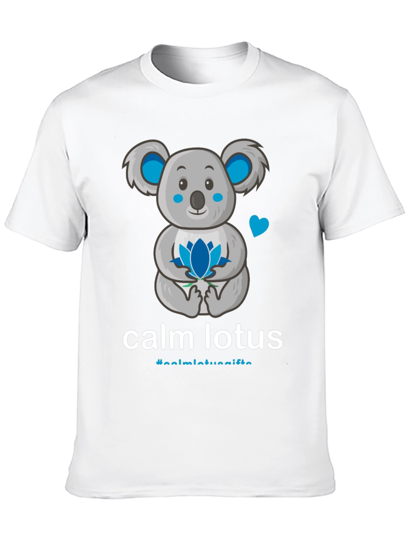 Calm Lotus Koala Graphic T-Shirt