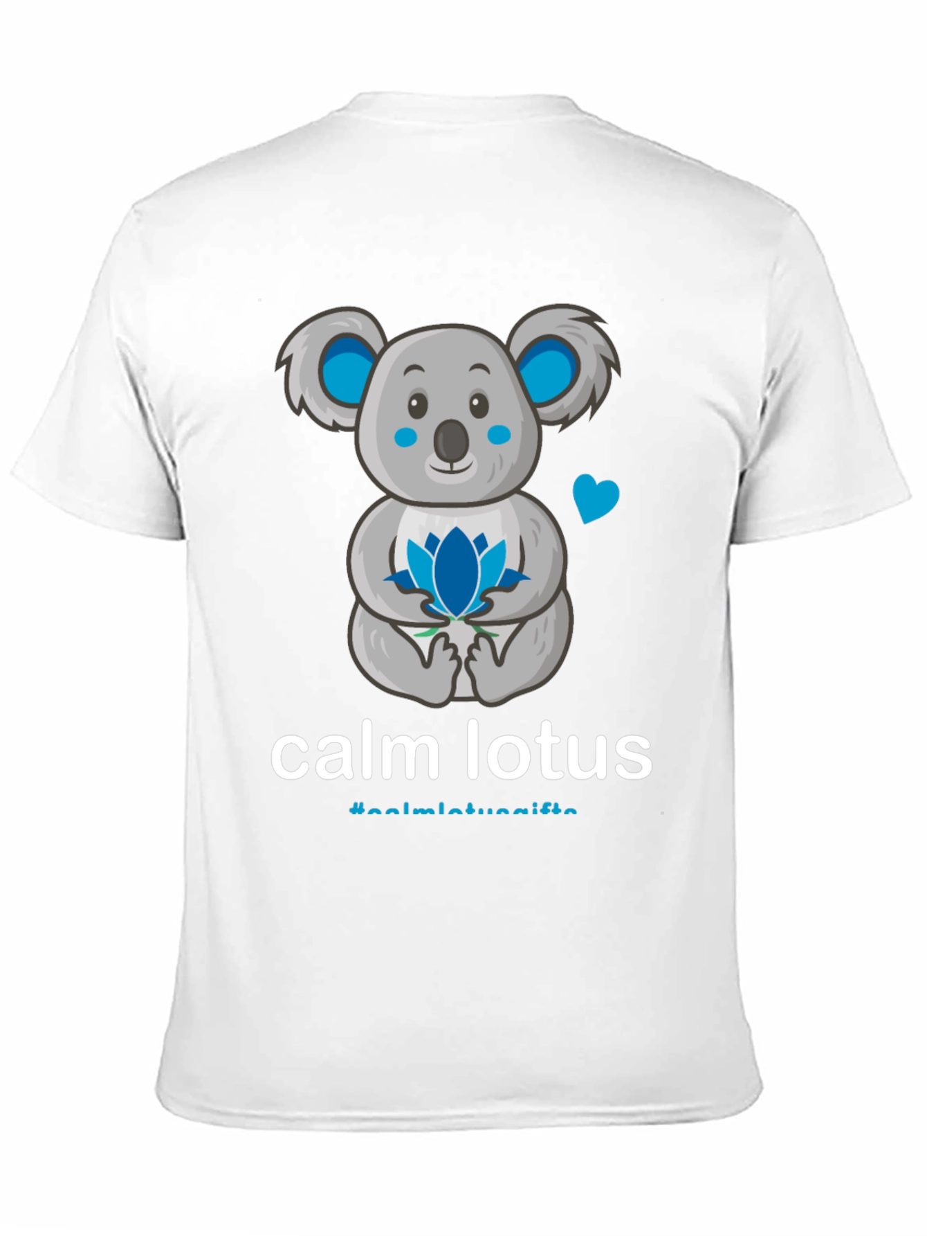 Calm Lotus Koala Graphic T-Shirt