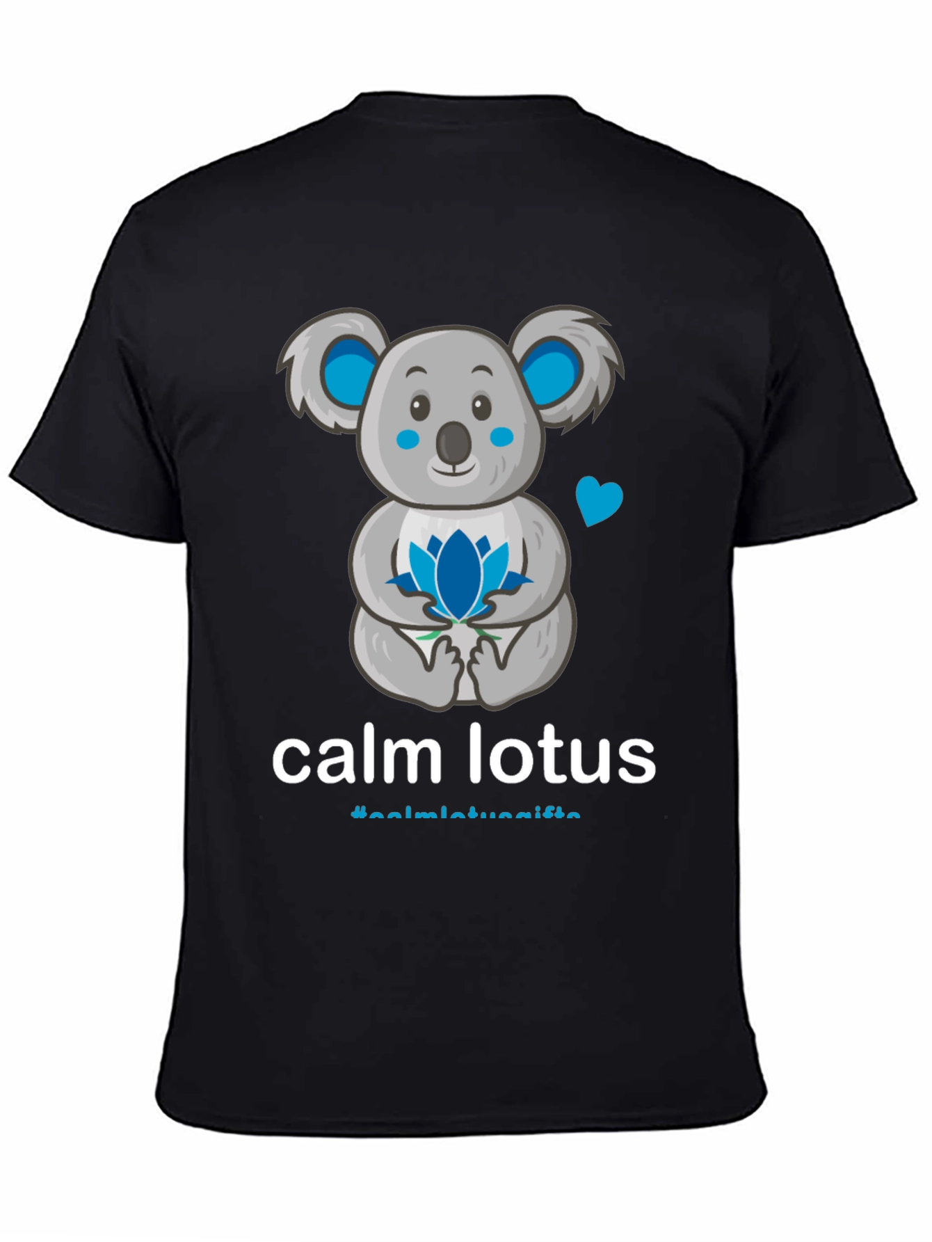 Calm Lotus Koala Graphic T-Shirt