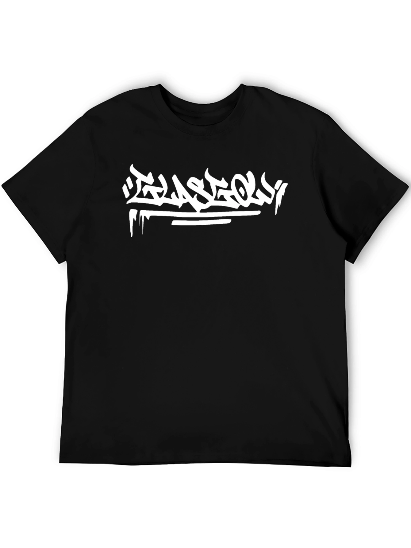 Glasgow Graphic Black T-Shirt - Urban Style