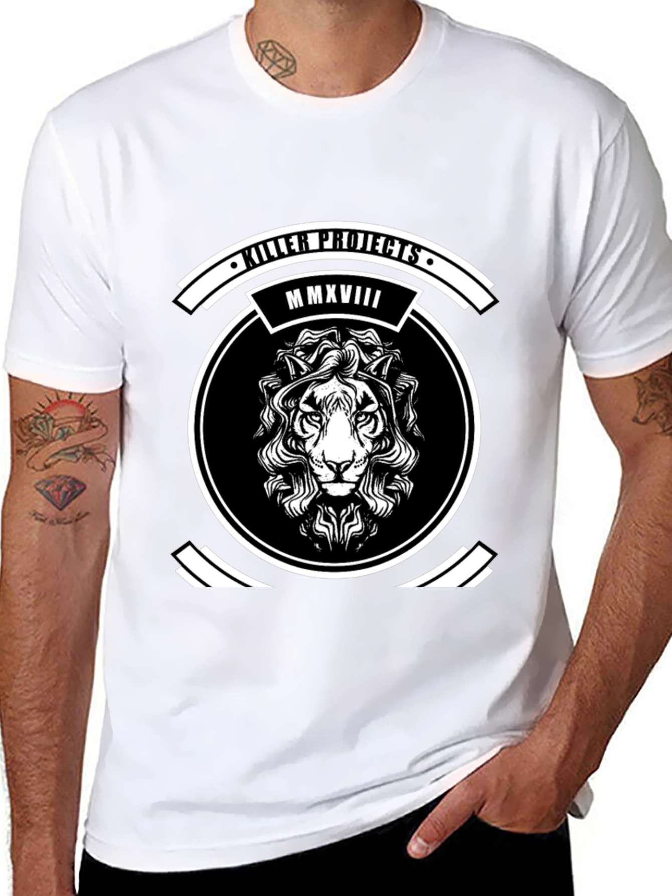 Killer Projects Lion Graphic Tee - Black