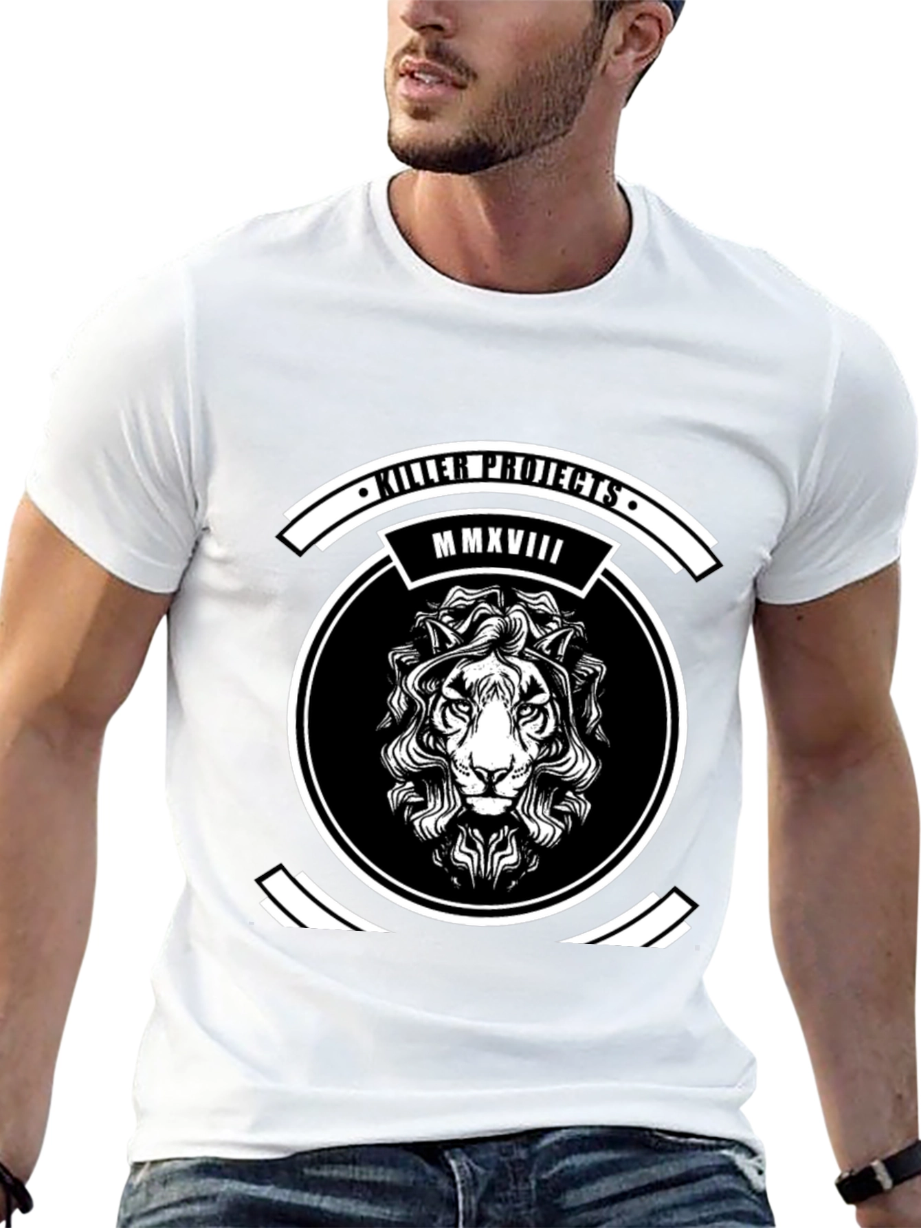 Killer Projects Lion Graphic Tee - Black